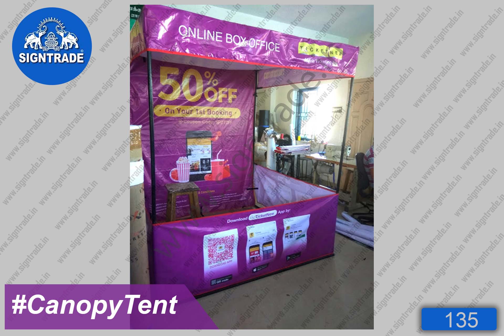 Online Box Office - Canopy Tent