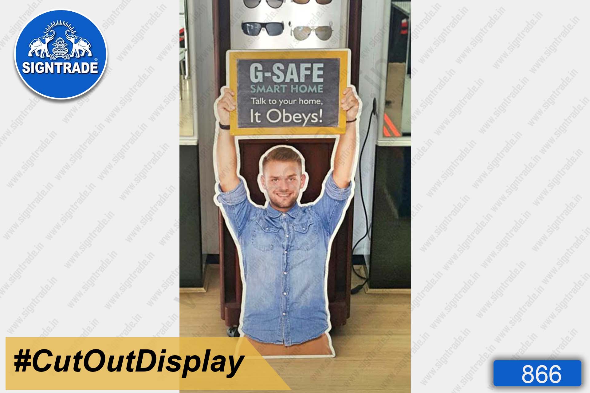 Cut Out Display Stand