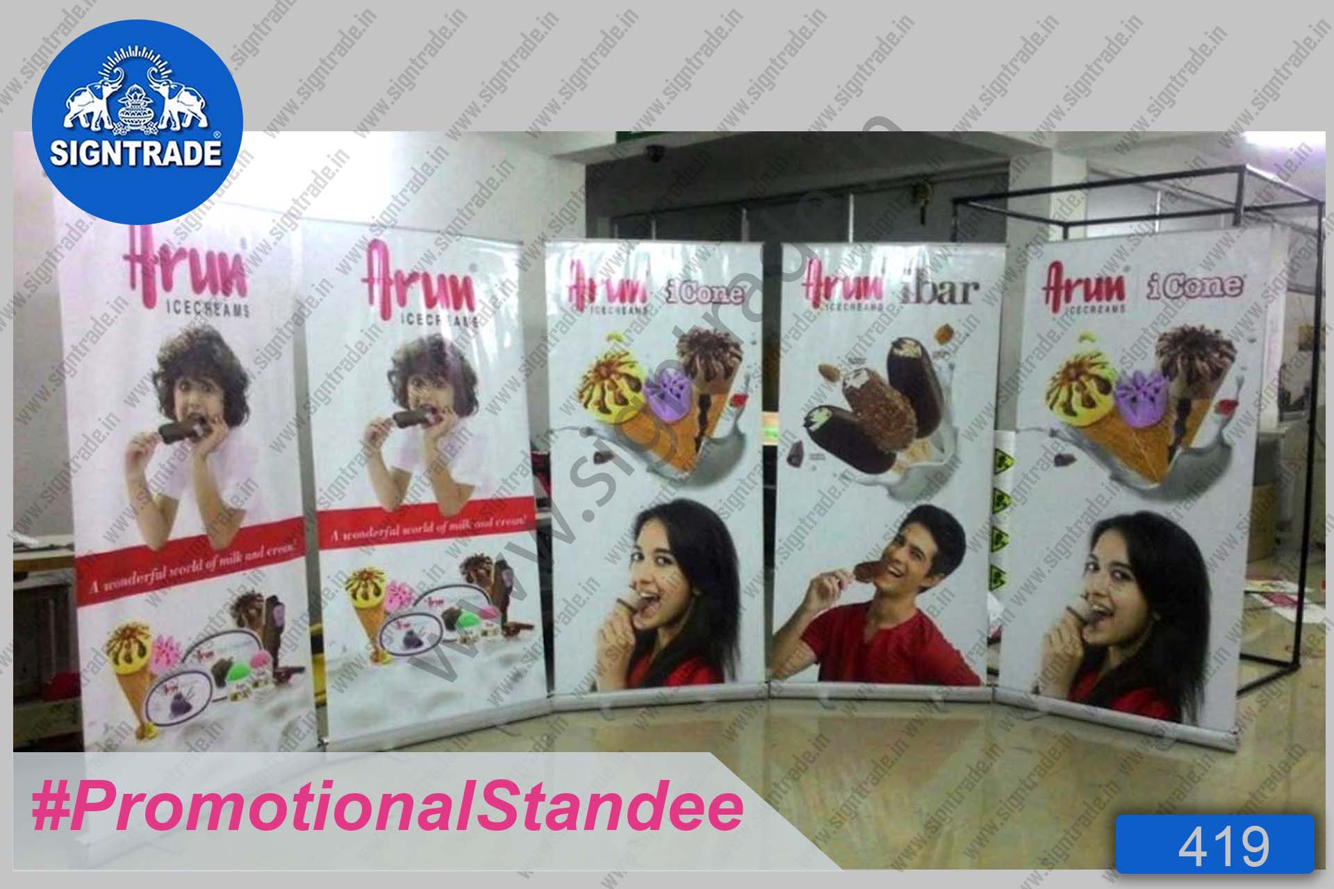 Arun Ice Creams - Roll Up Banner Stand