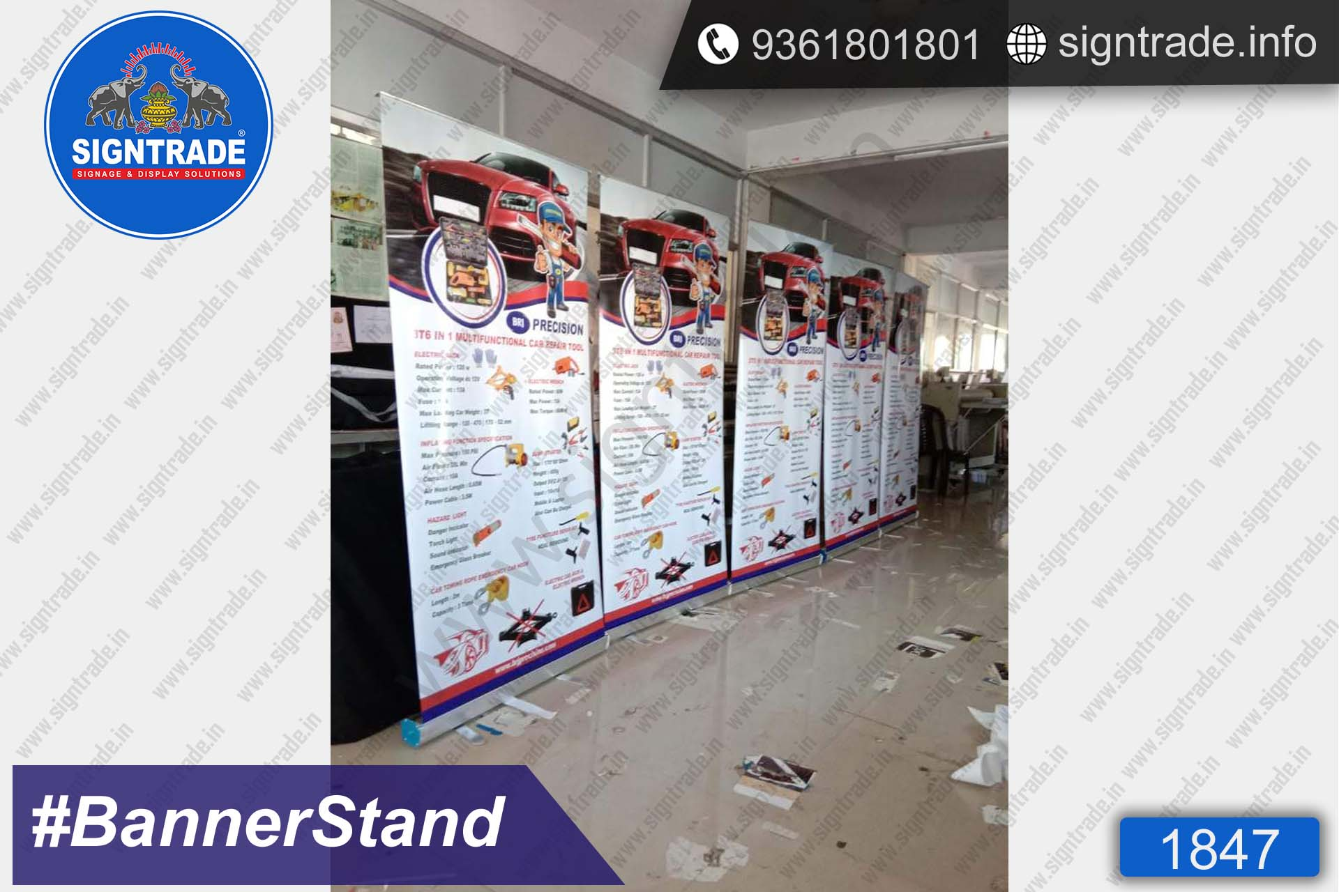 BRJPrecision Banner stand