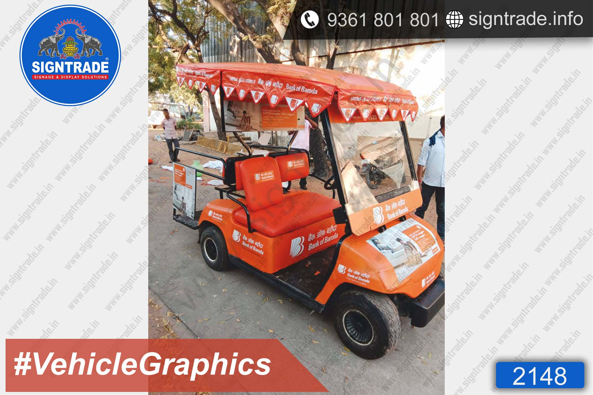 Bank Of Baroda Vehicle Graphics