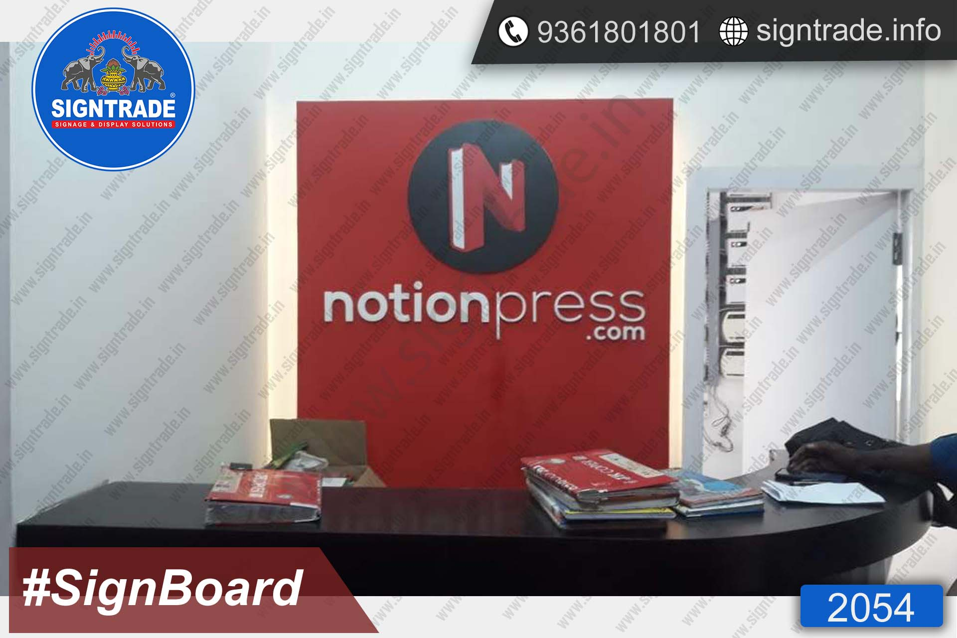 Notionpress Sign Board