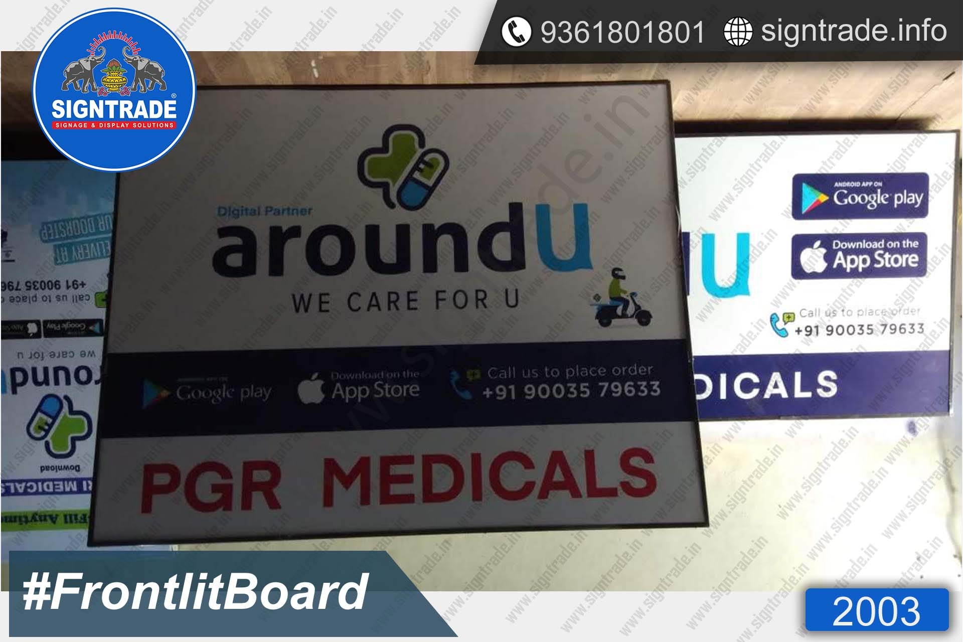 PGR Medicals Frontlit Board