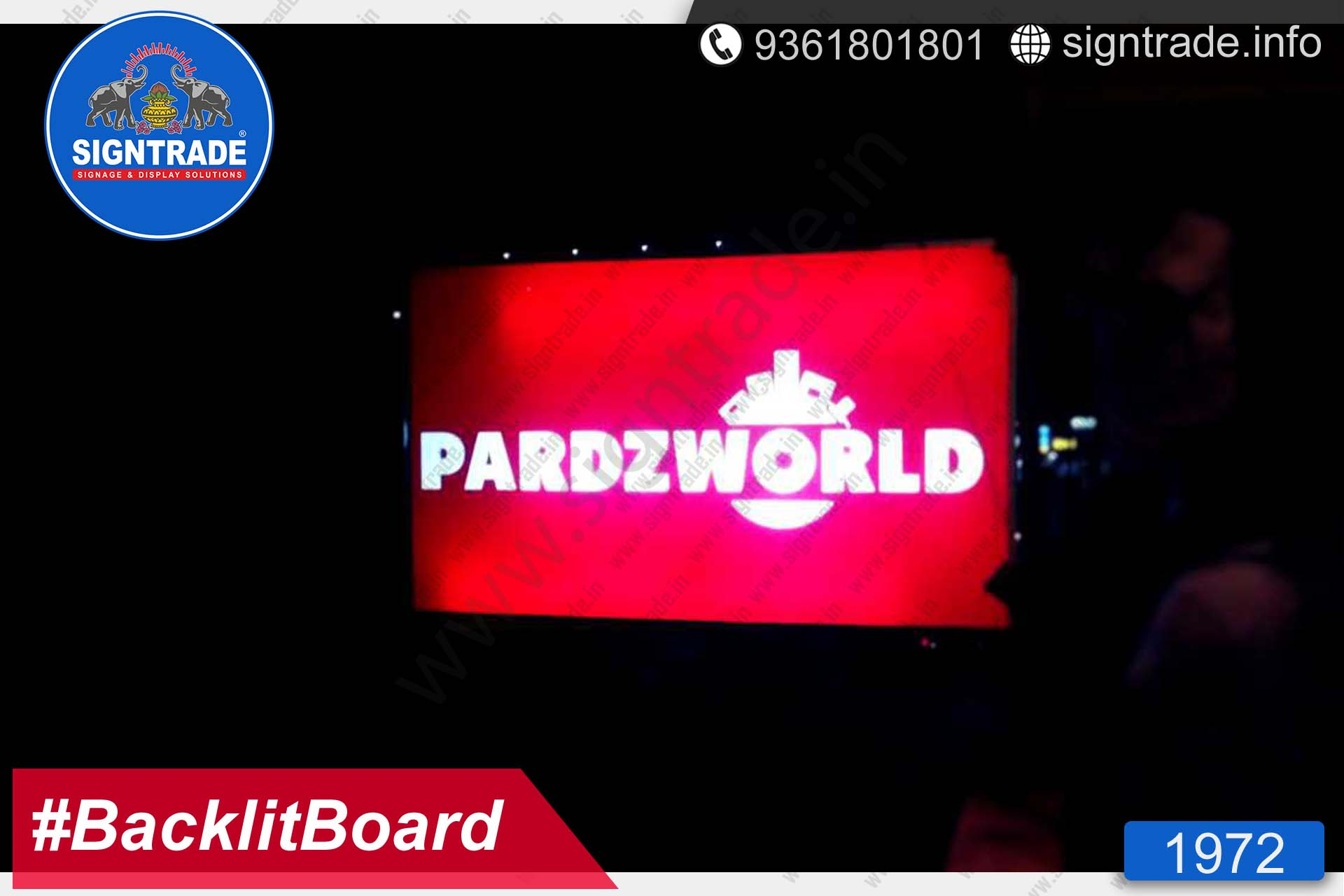 Pardzworld Backlit Board