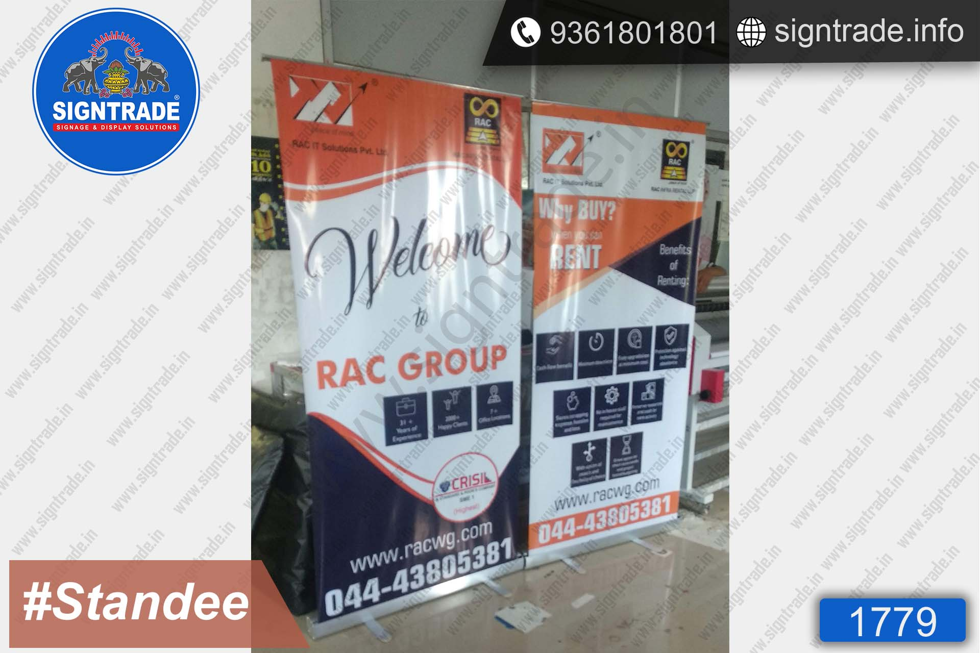 RAC group standee