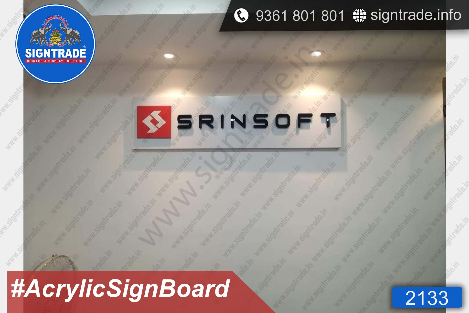 Srinsoft Acrylic Sign Board