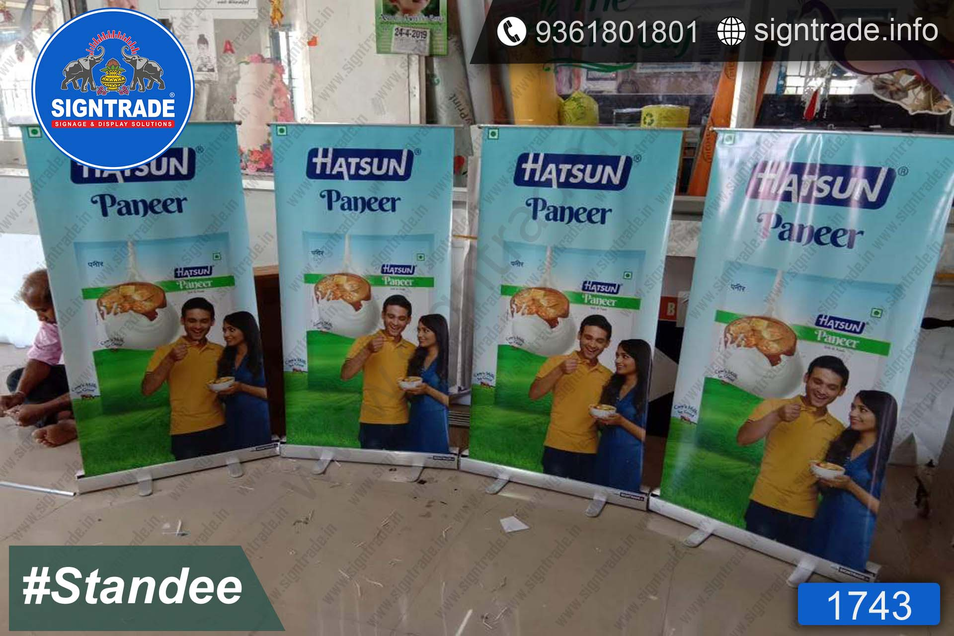 hatsun paneer standee