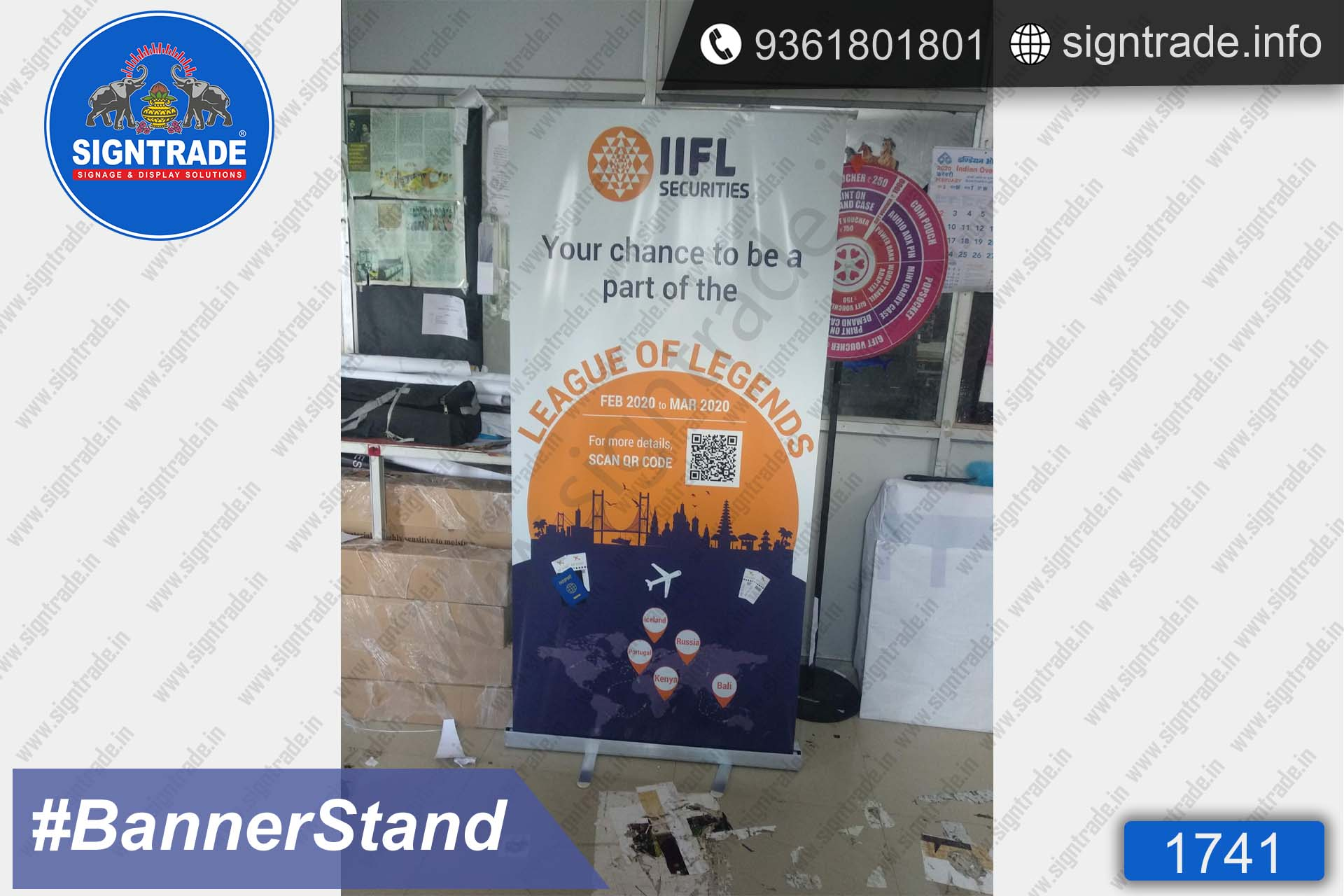 iifl securities banner stand