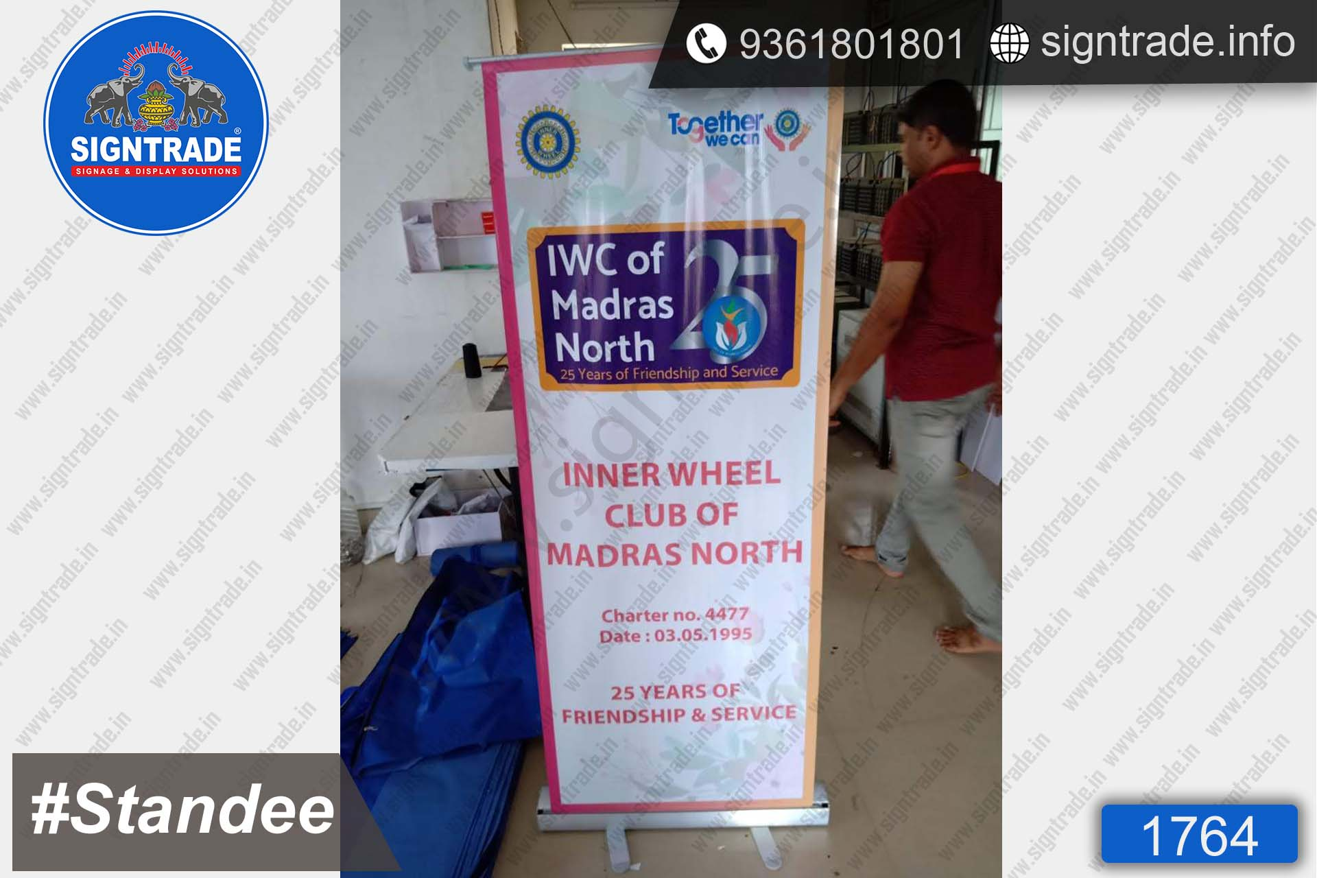 inner wheel club standee