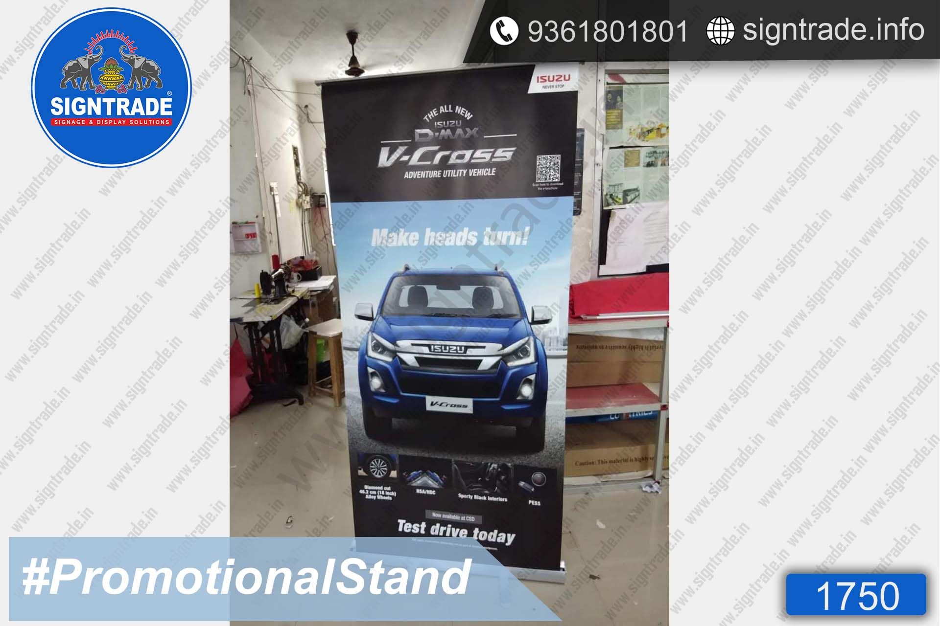 isuzu promotional standee