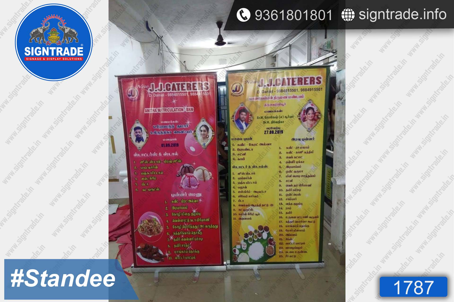 jjcaterers standee