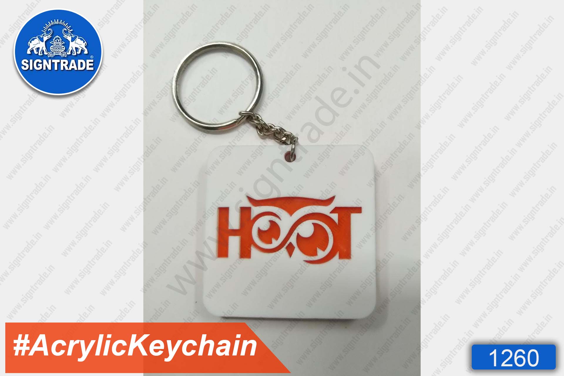 Acrylic Double Sided Keychain