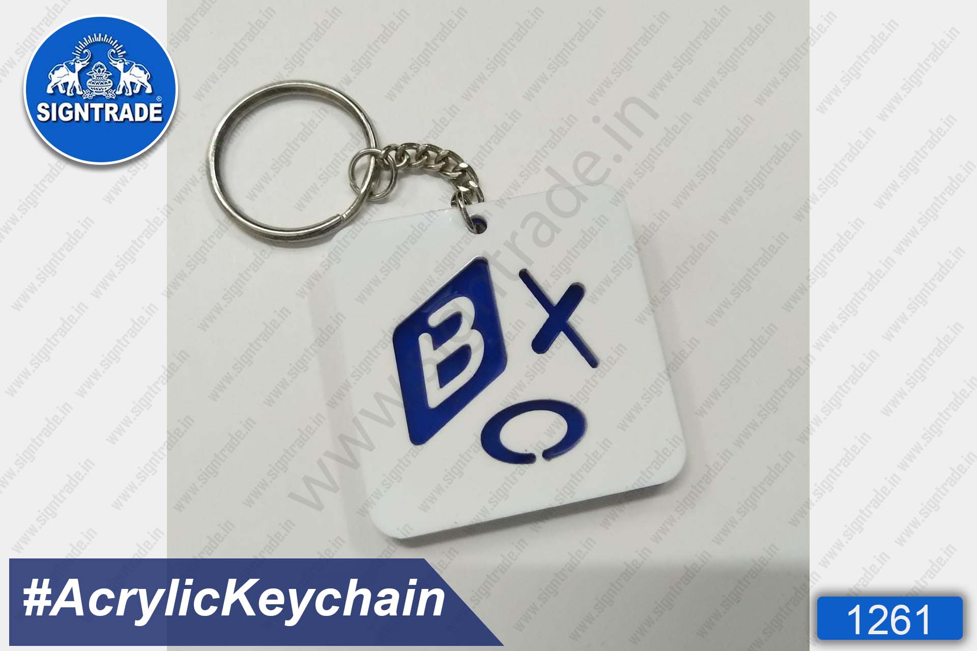 Acrylic Double Sided Keychain