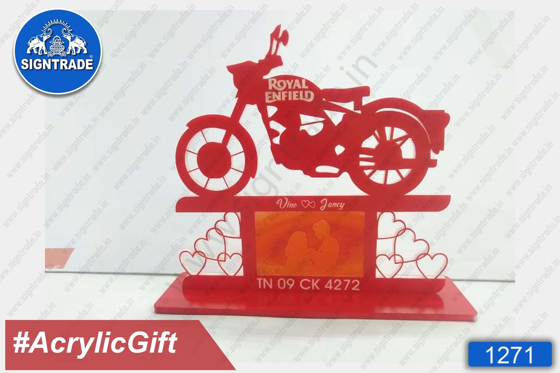 Acrylic Bike Sign Gift