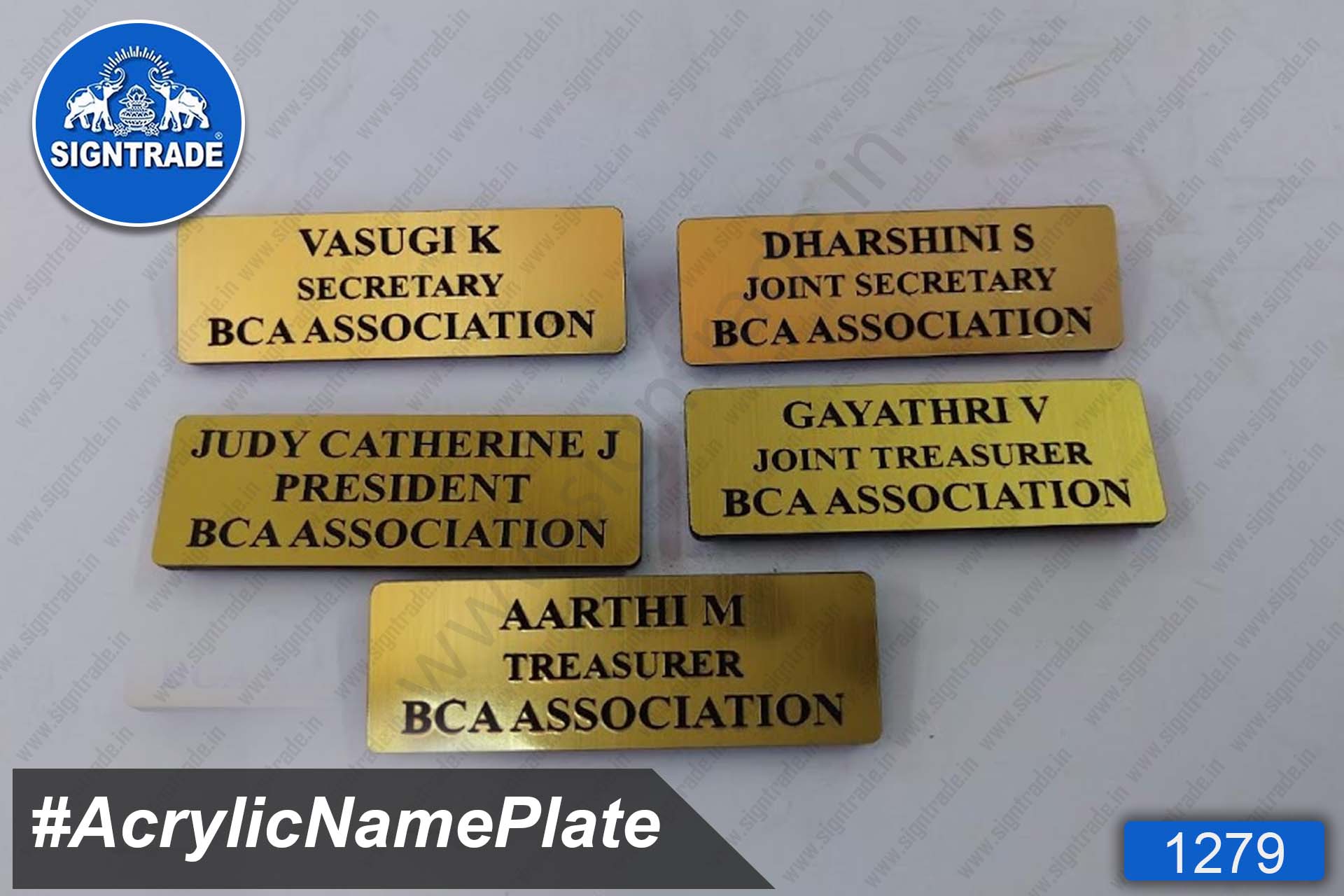 Acrylic Name Plate