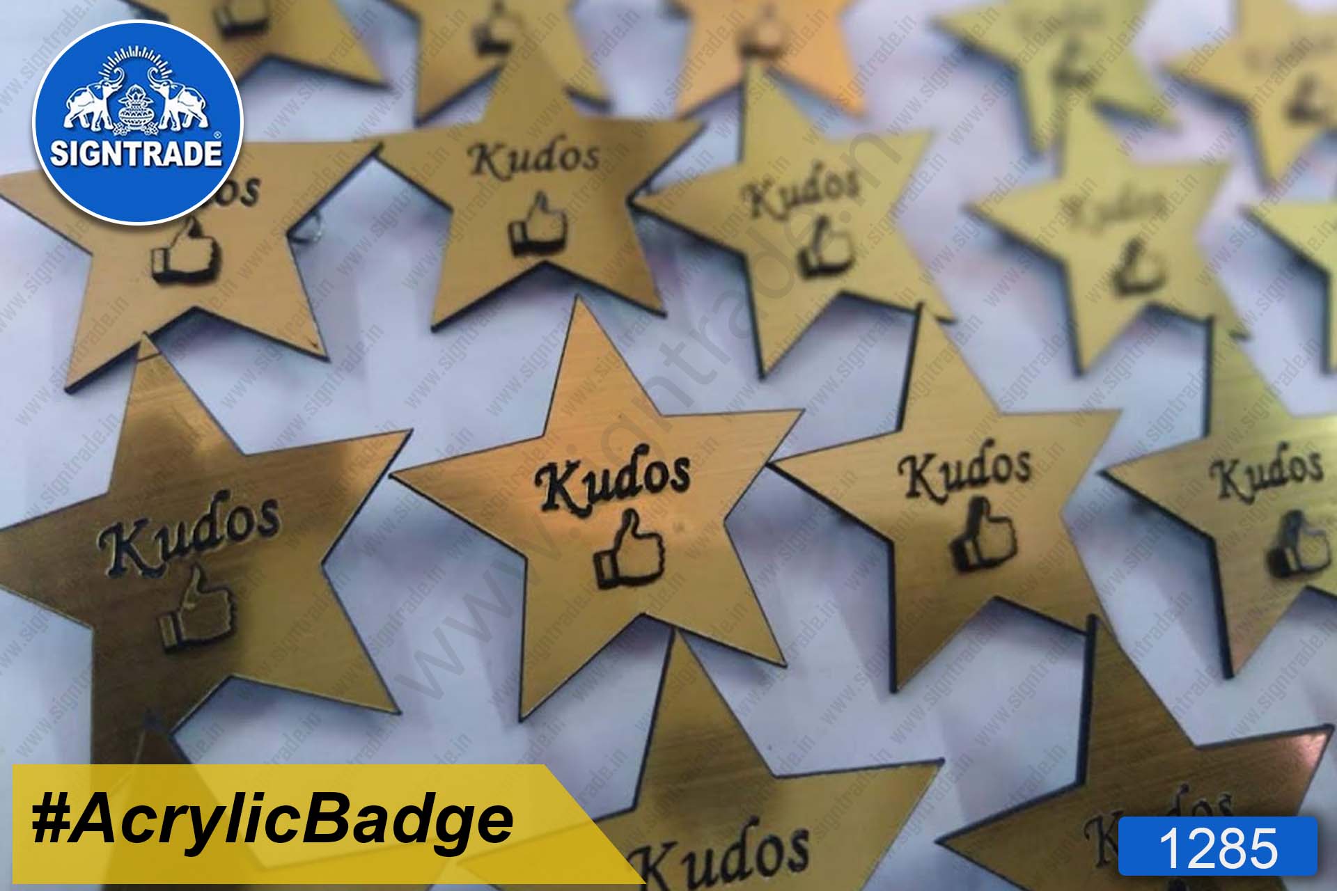 Acrylic Star Badge