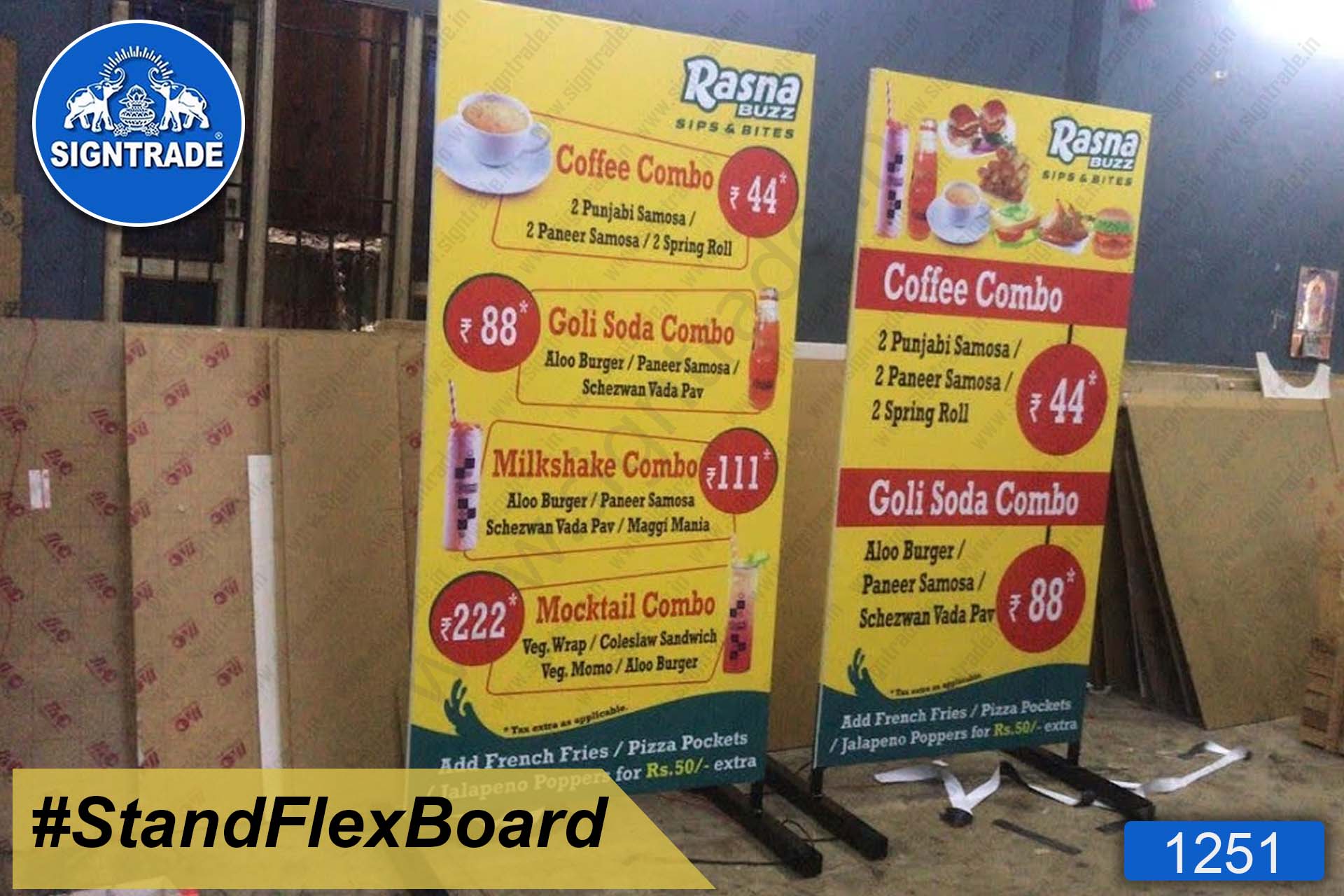 stand up flex board