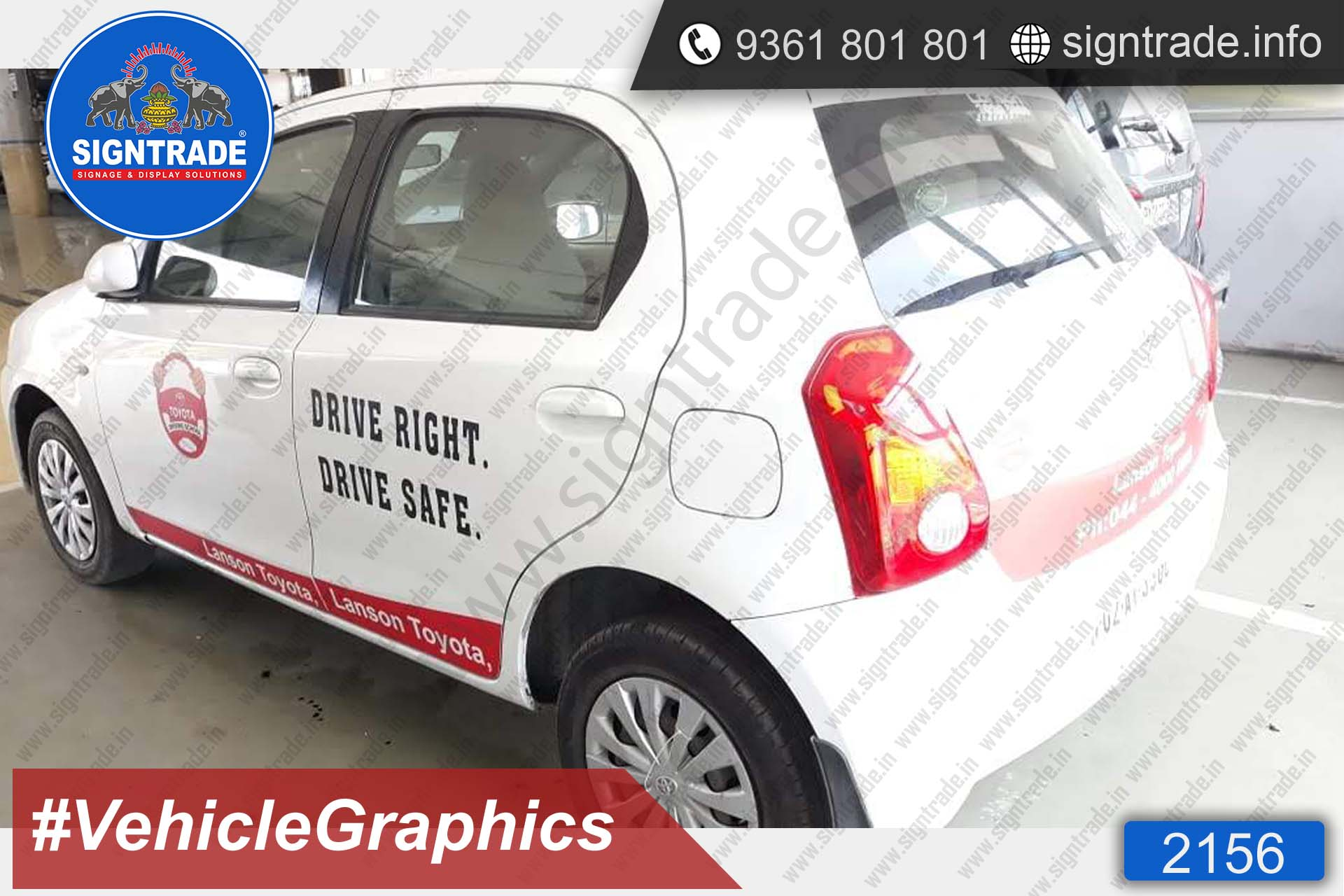 Toyota Driving School Vehicle Graphics