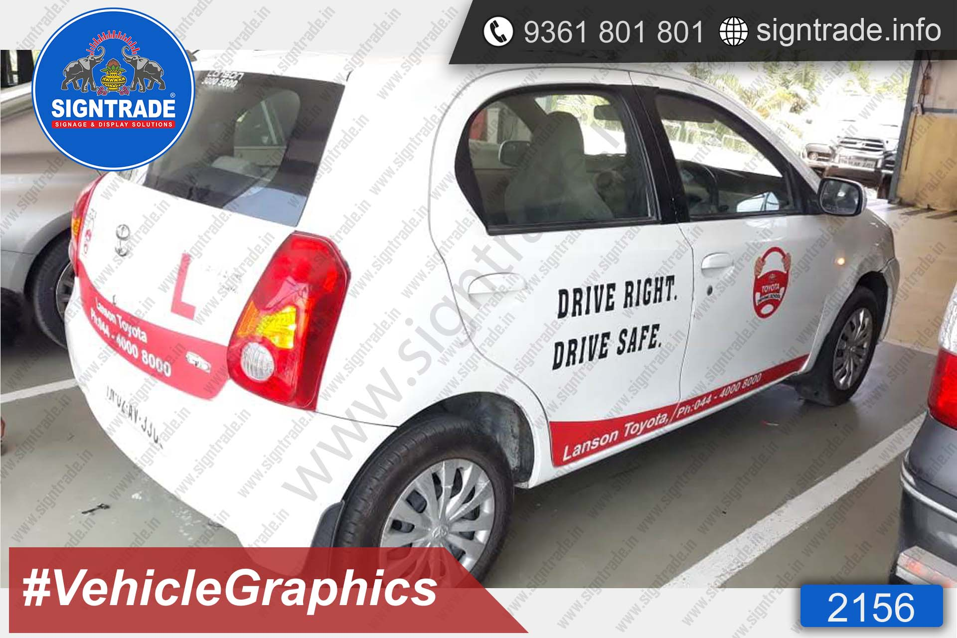 Toyota Driving School Vehicle Graphics