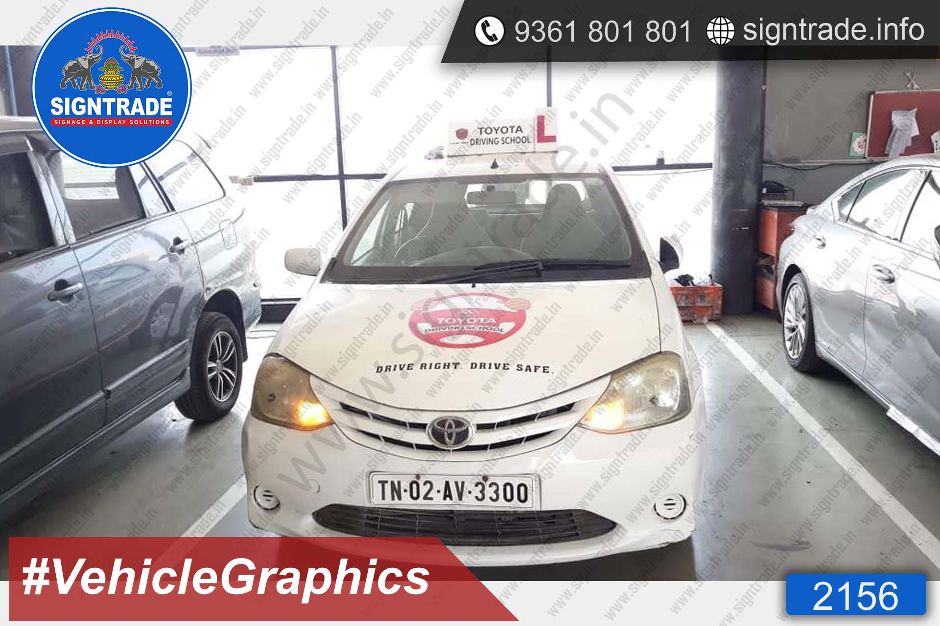 Toyota Driving School Vehicle Graphics