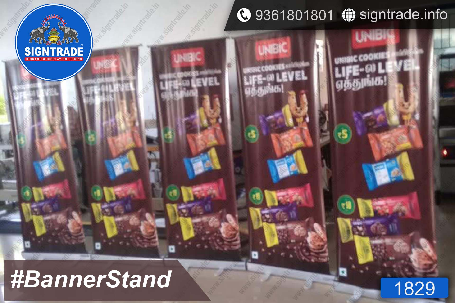 unibic banner stand