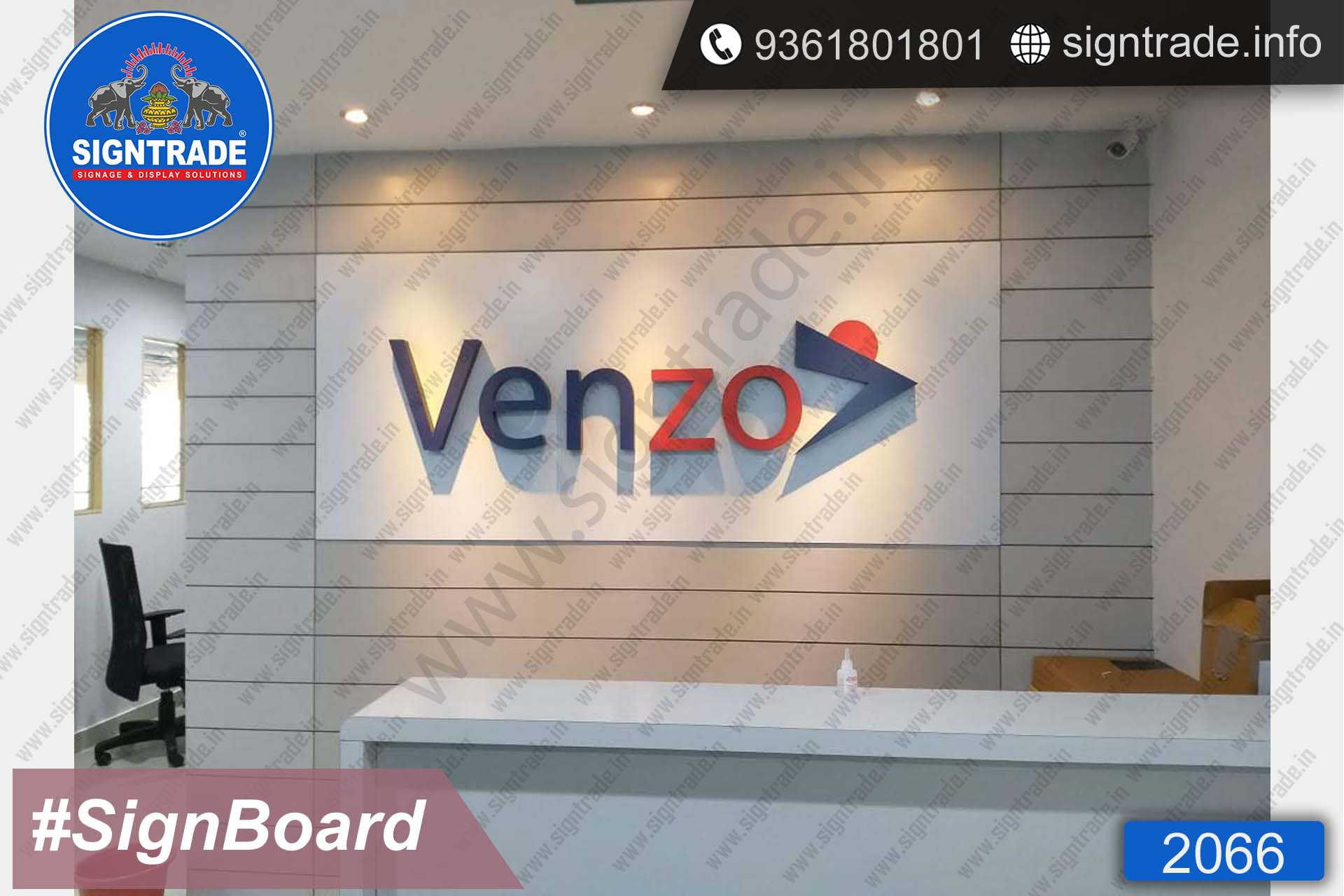 venzo sign board