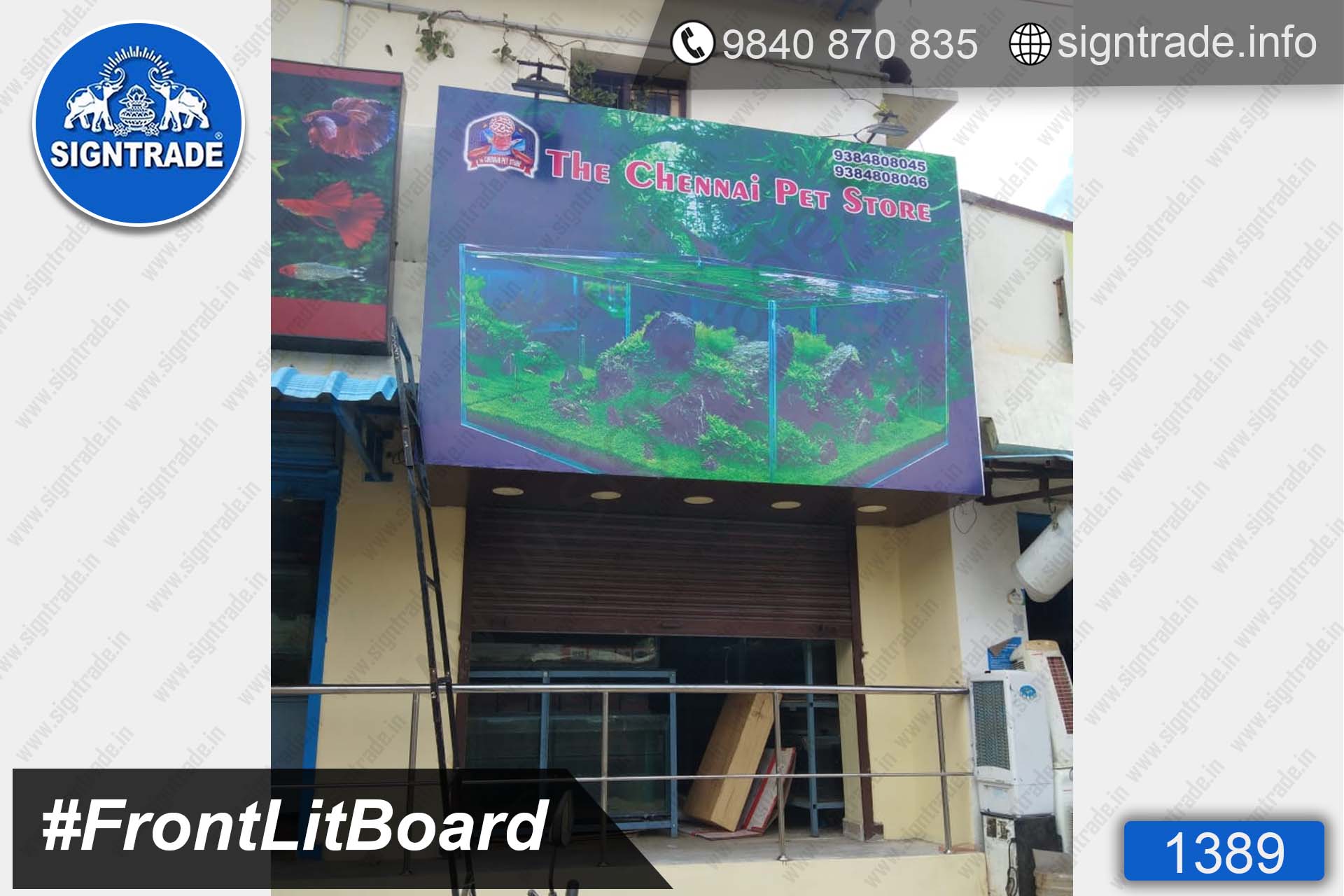 The Chennai Pet Store - 1389, Flex Board, Frontlit Flex Board, Star Frontlit Flex Board, Frontlit Flex Banners, Shop Front Flex Board, Shop Flex Board