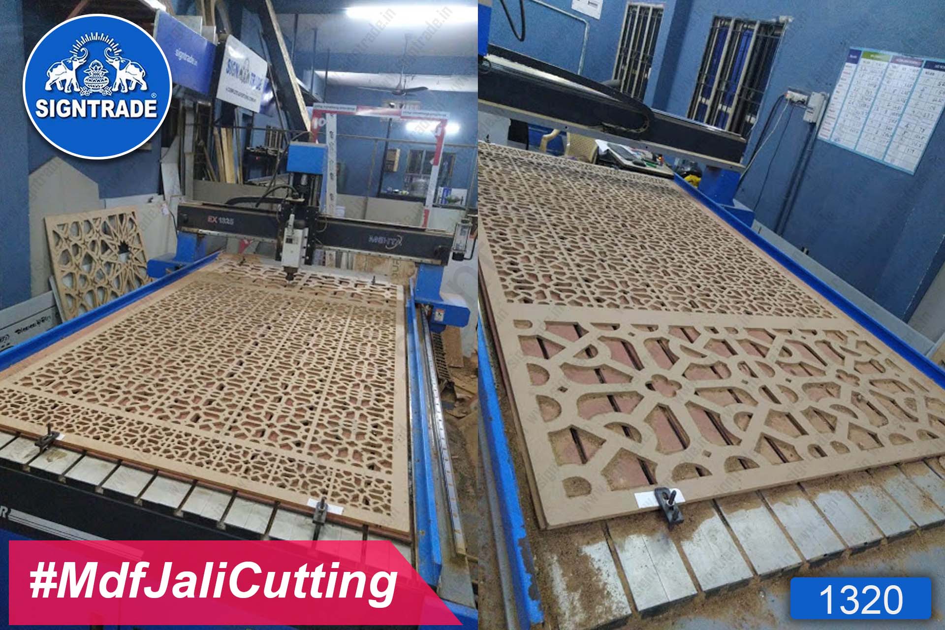 MDF Jali Cutting