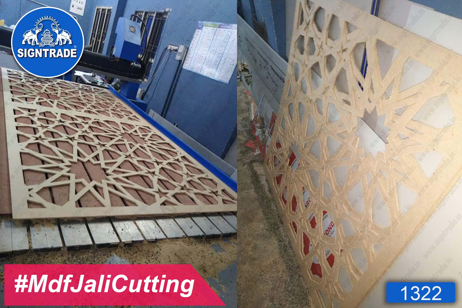 MDF Jali Cutting