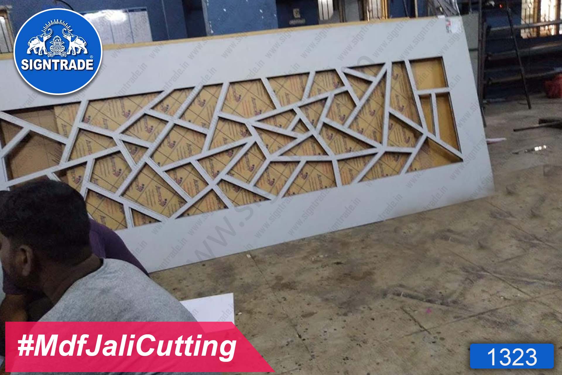 MDF Jali Cutting for Door