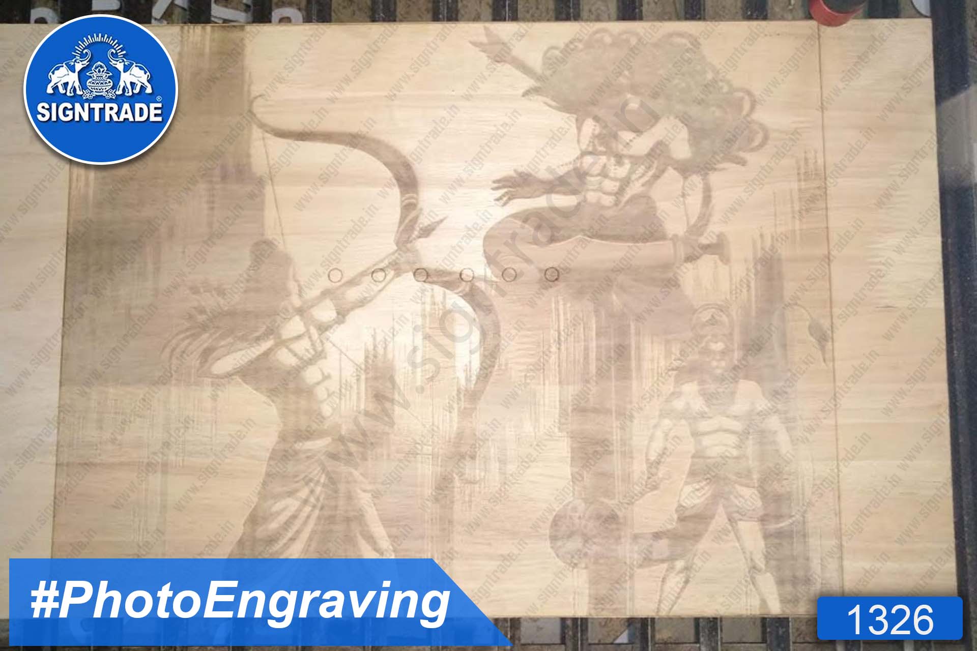 Photo Engraving on Wood