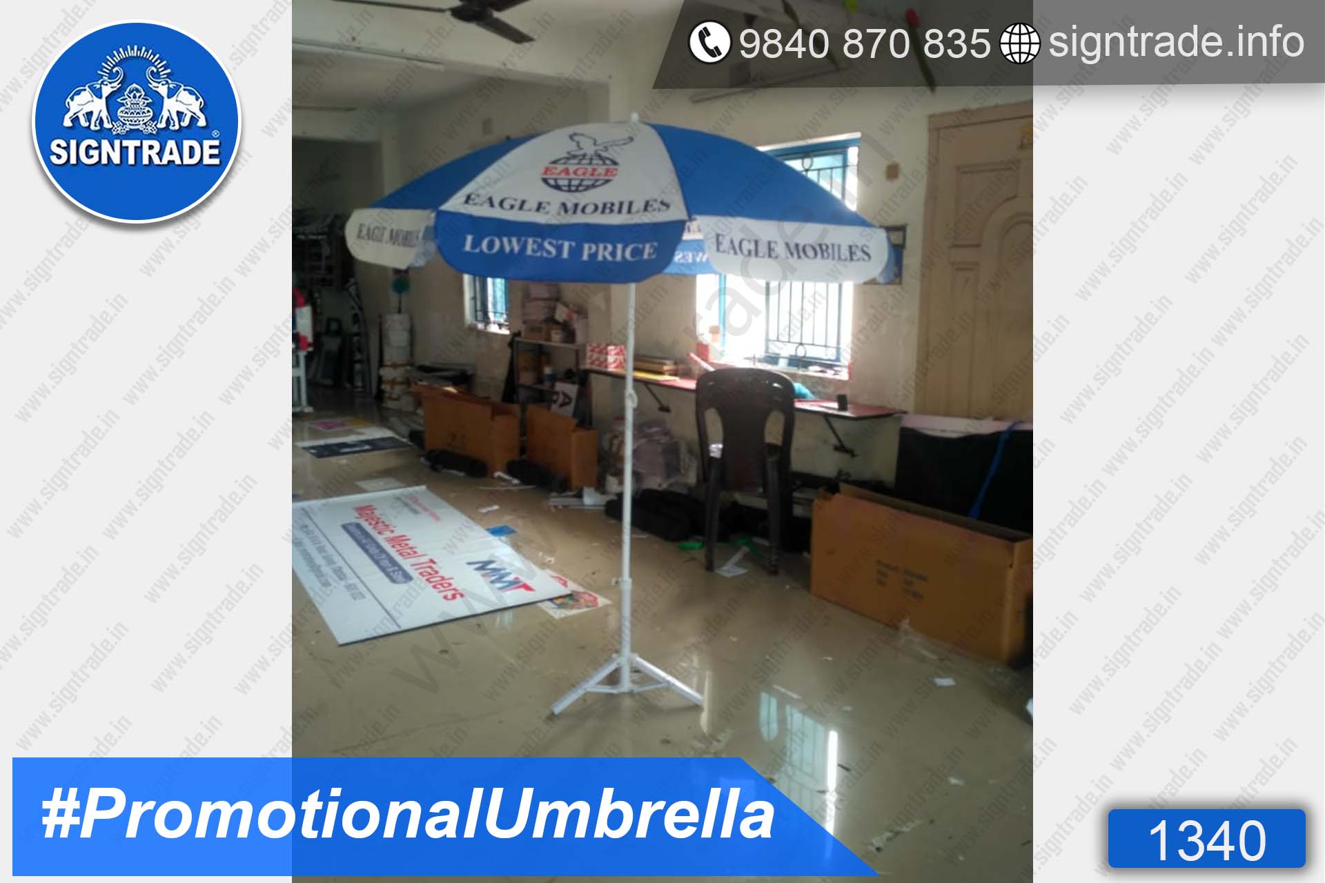 Eagle Mobiles - Promotional Umbrella - Chennai