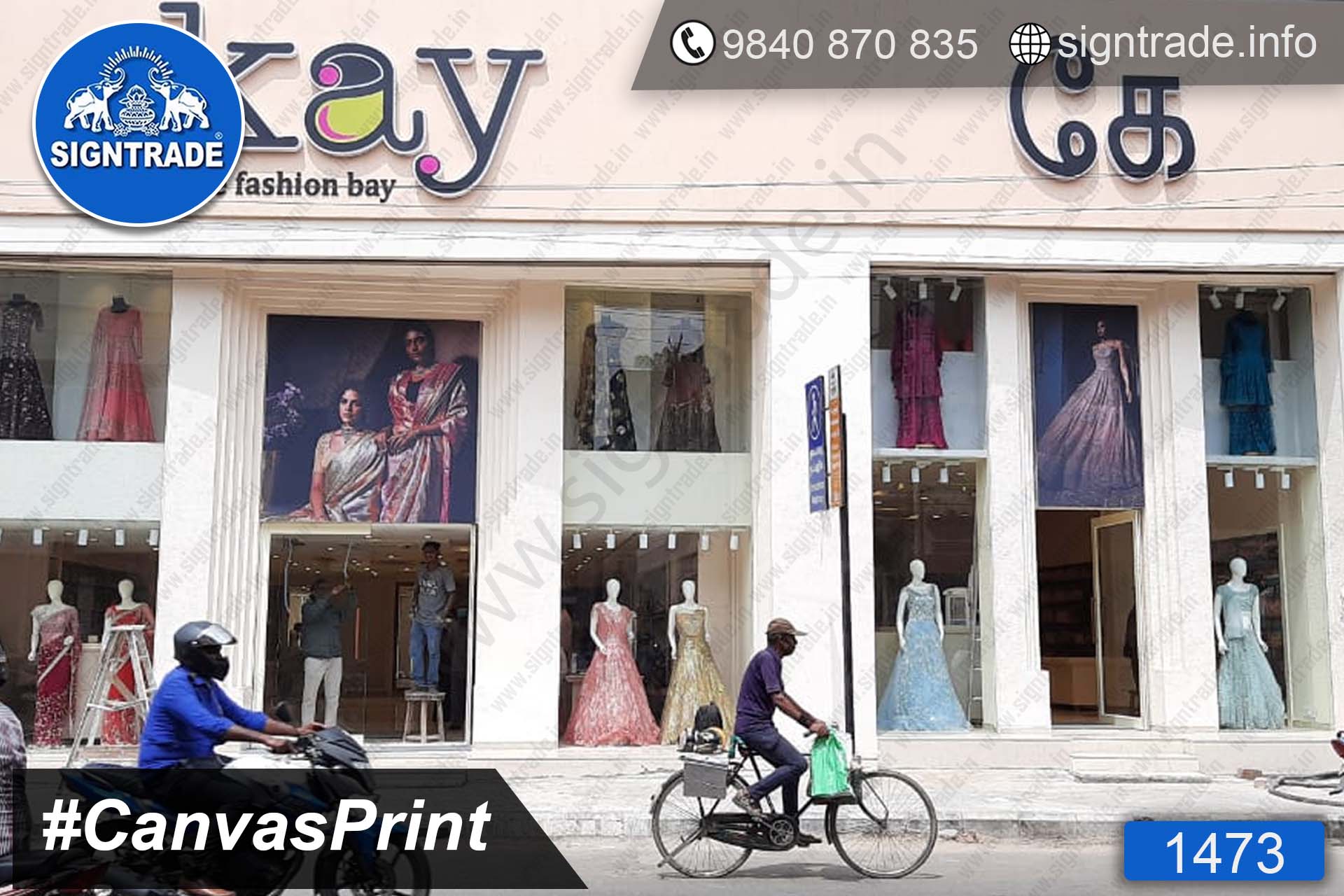 Kay The Fashion Bay – Canvas Print, SIGNTRADE – Digital Printing Service in Chennai