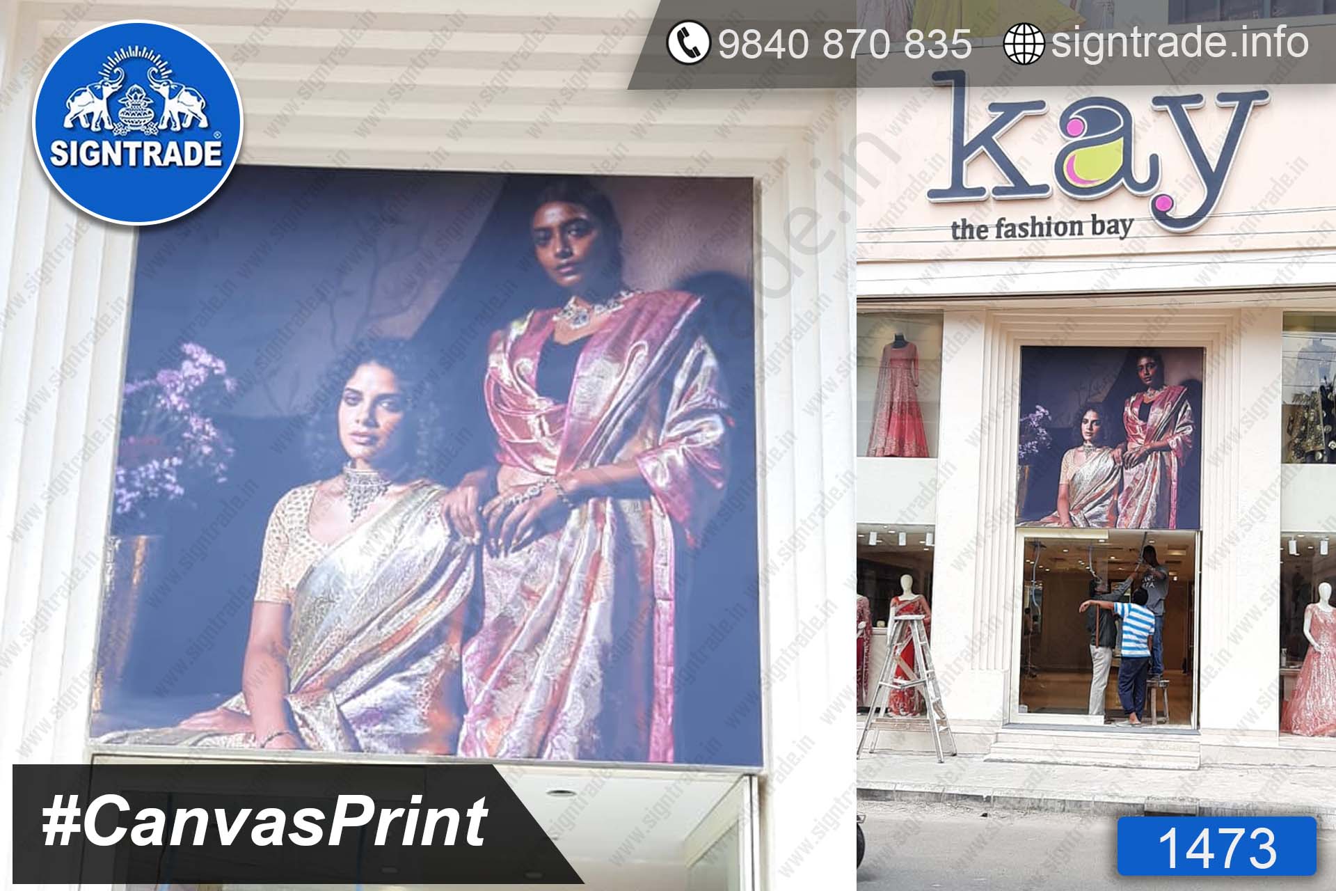 Kay The Fashion Bay - Canvas Print, SIGNTRADE - Digital Printing Service in Chennai