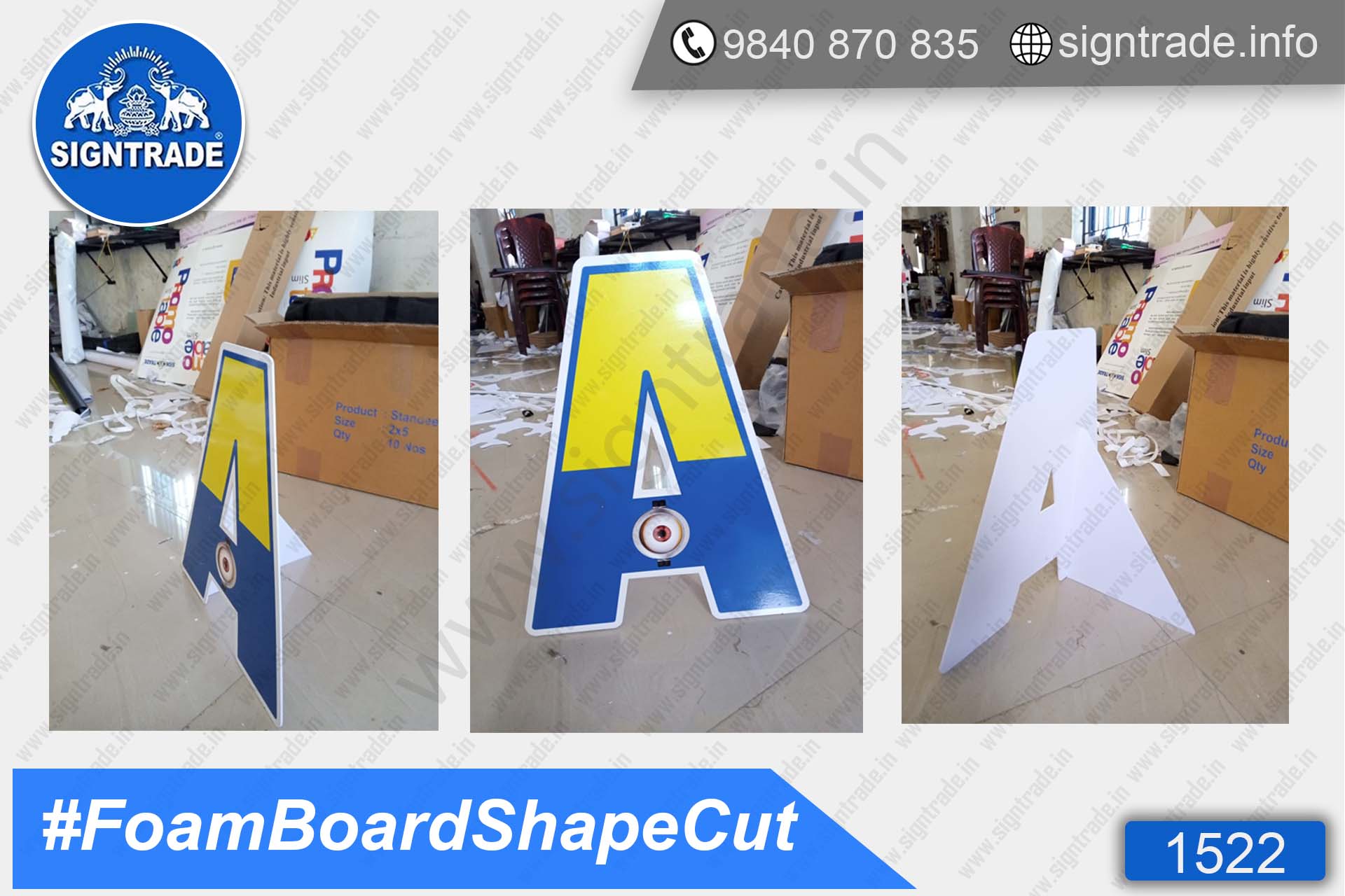 Cute Baby Foam Board CutOut Display - SIGNTRADE - Foam Board CutOut Board Manufacture in Chennai
