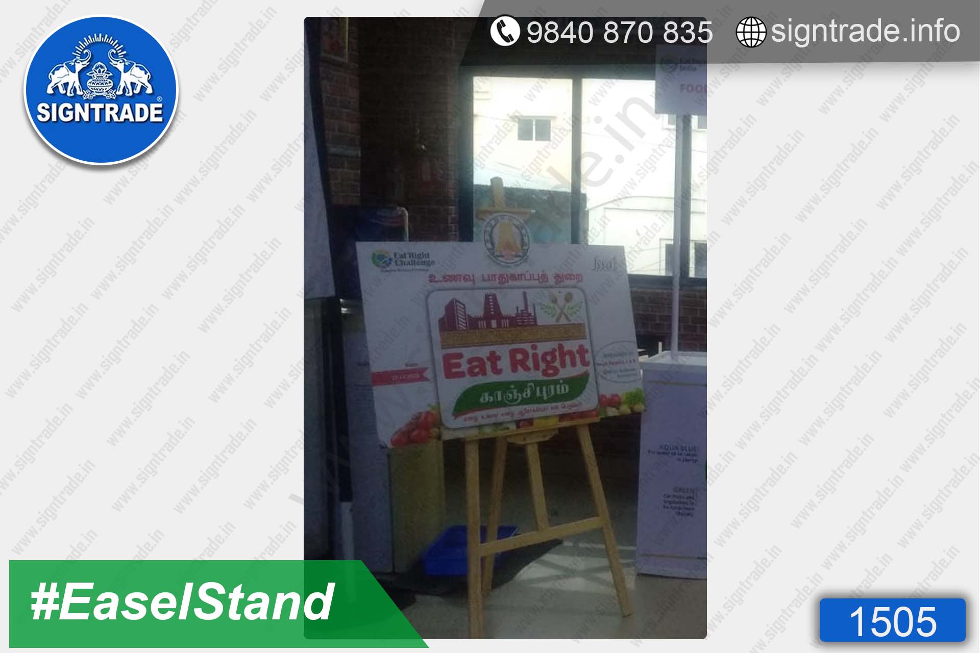 Food Safety Department, Kancheepuram District, Chennai - Easel Stand, Chennai - SIGNTRADE - Promotional Easel Stand Manufacturers in Chennai