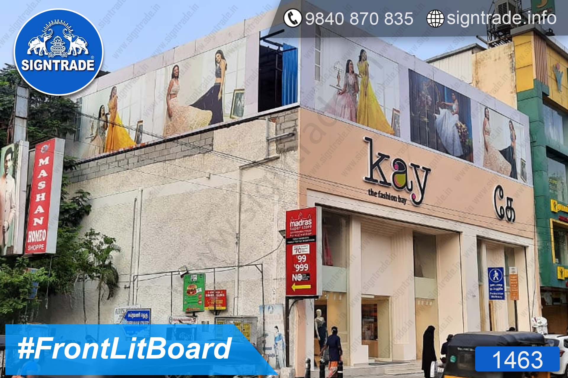 kay the fashion bay - 1463, Flex Board, Frontlit Flex Board, Star Frontlit Flex Board, Frontlit Flex Banners, Shop Front Flex Board, Shop Flex Board, Star Flex