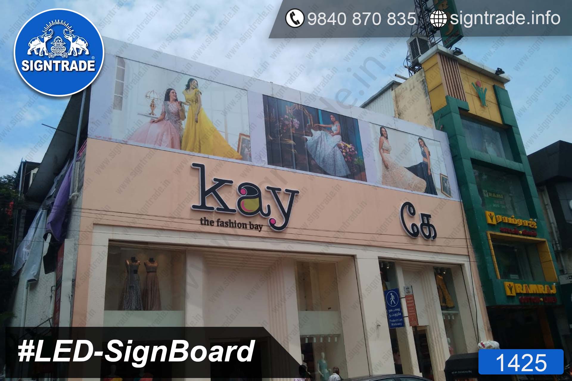 Kay The Fashion Bay - 1425, LED Sign Board, Sign Board, Acrylic Sign Board, Glow Sign Board, Custom Sign Board