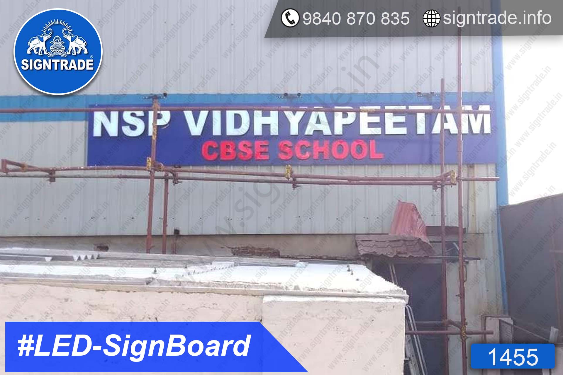 1455, LED Sign Board, Sign Board, Acrylic Sign Board, Glow Sign Board, Custom Sign Board - AL Arabian Delights - NSP Vidhyapeetam - CBSE SCHOOL