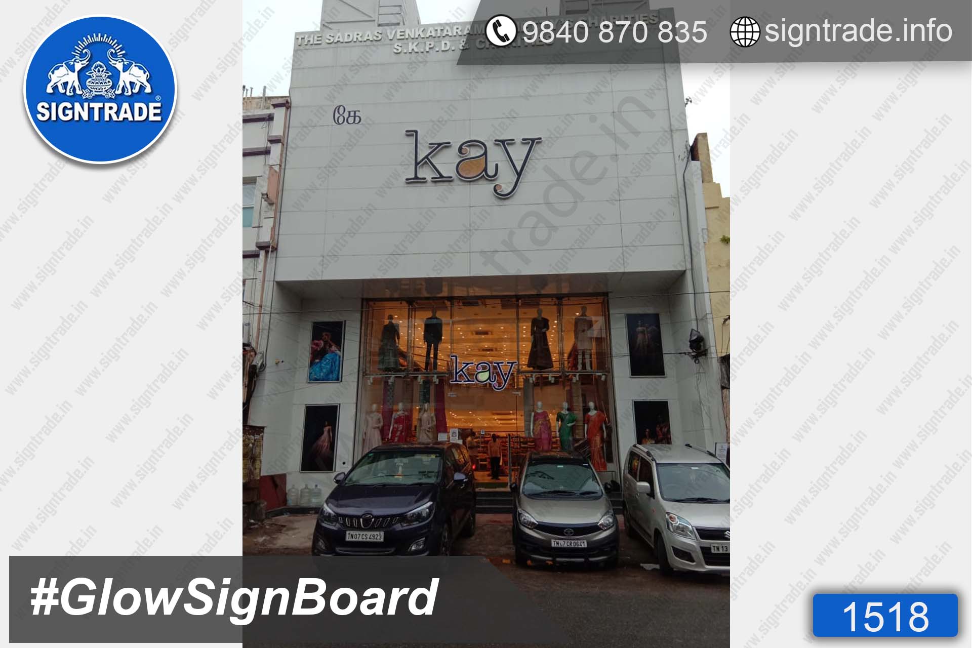 Kay The Fashion Bay, Purasaiwakkam, Chennai - SIGNTRADE - Acrylic ACP, LED Sign Board Manufacturers in Chennai