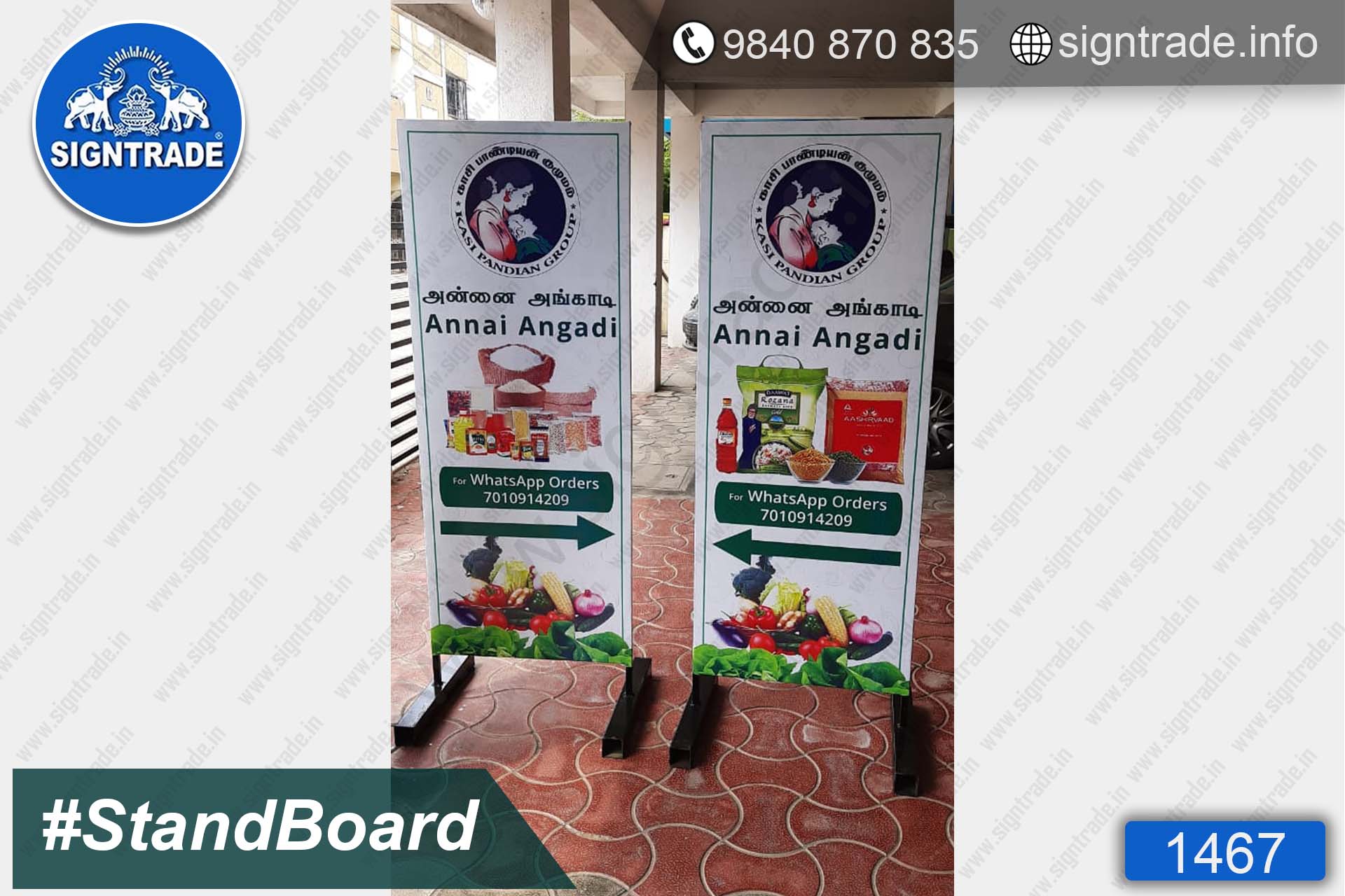 Annai Angadi - stand board- SIGNTRADE