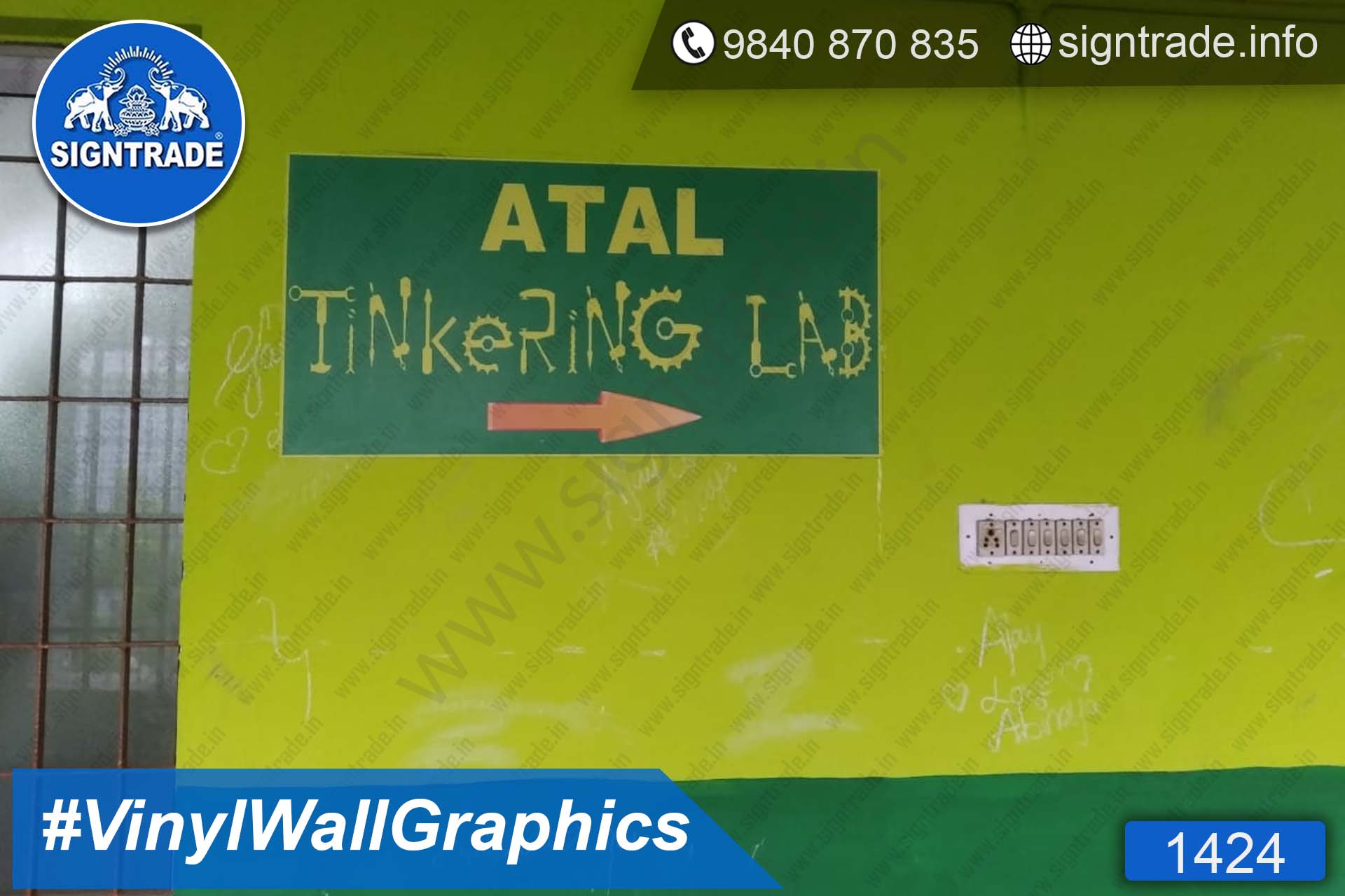 Atal Tinkering Lab (1 of 19) Images - 1424, Vinyl Graphics, Wall Graphics, Wall Wrapping, wall stickers, wall Wraps, Wall Branding, Wall Branding on foam board