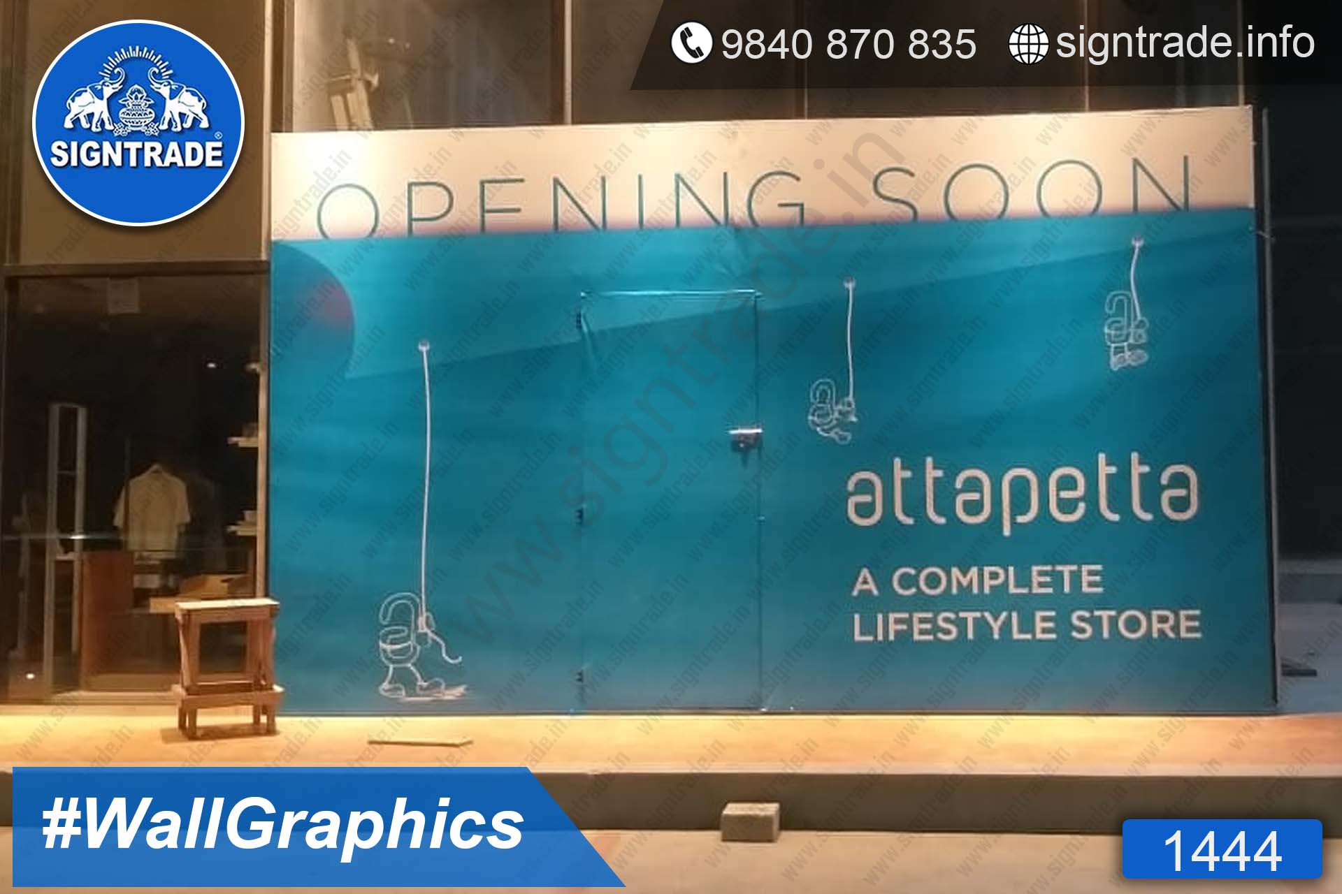 Attapetta - 1444, Vinyl Graphics, Wall Graphics, Wall Wrapping, wall stickers, wall Wraps, Wall Branding