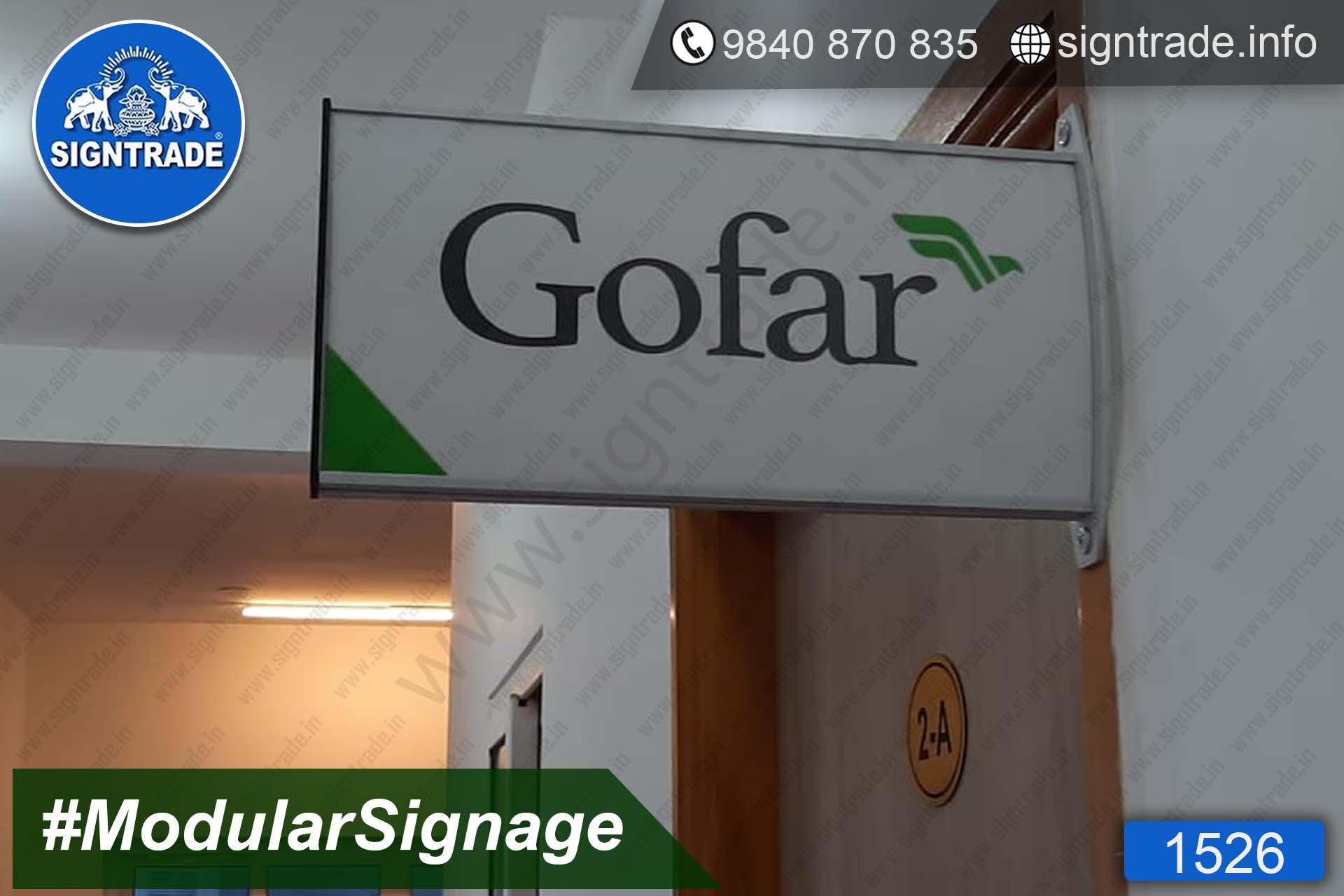 gofar modular signage