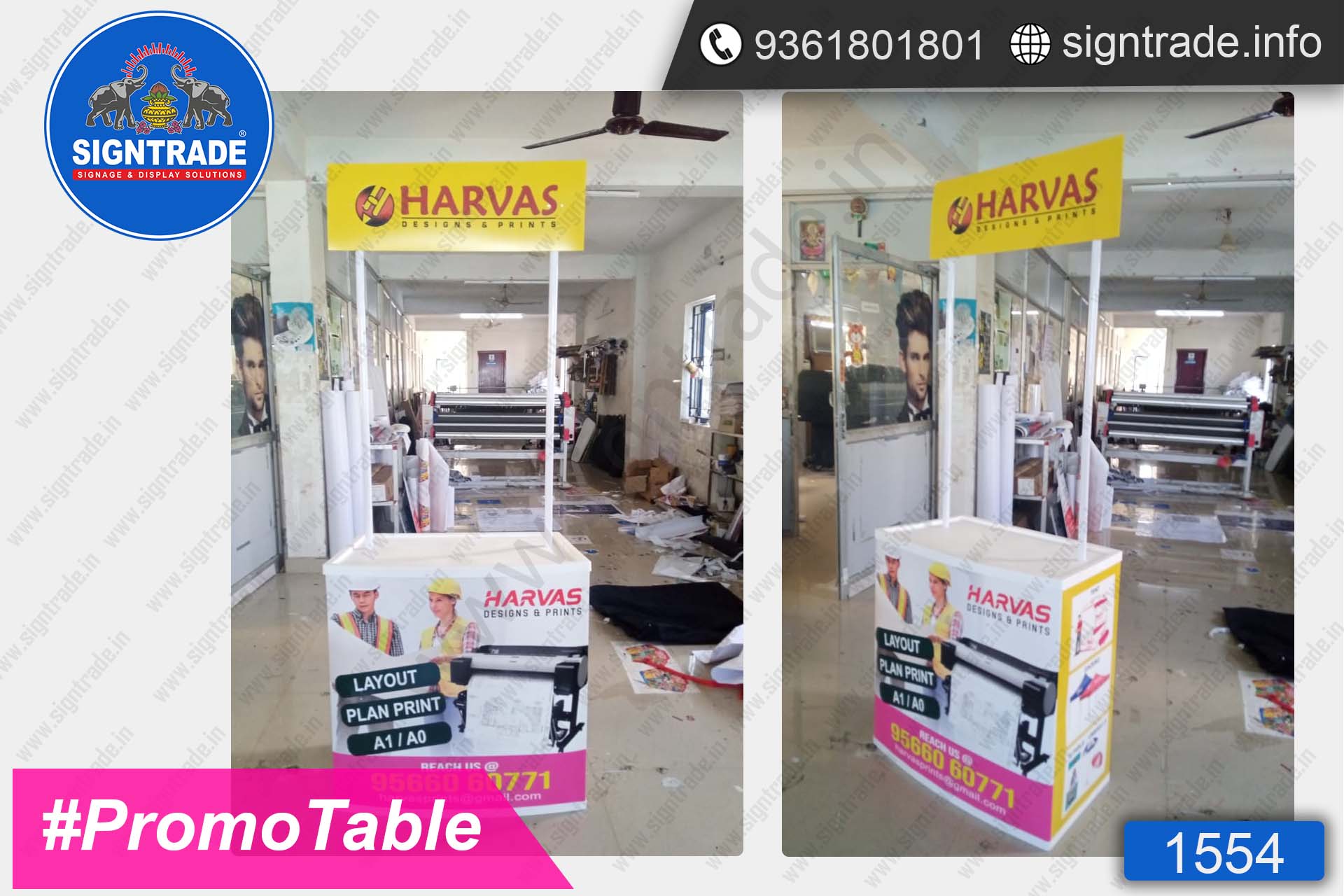 Harvas Designs & Prints - SIGNTRADE - Promotional Table Manufactures in Chennai