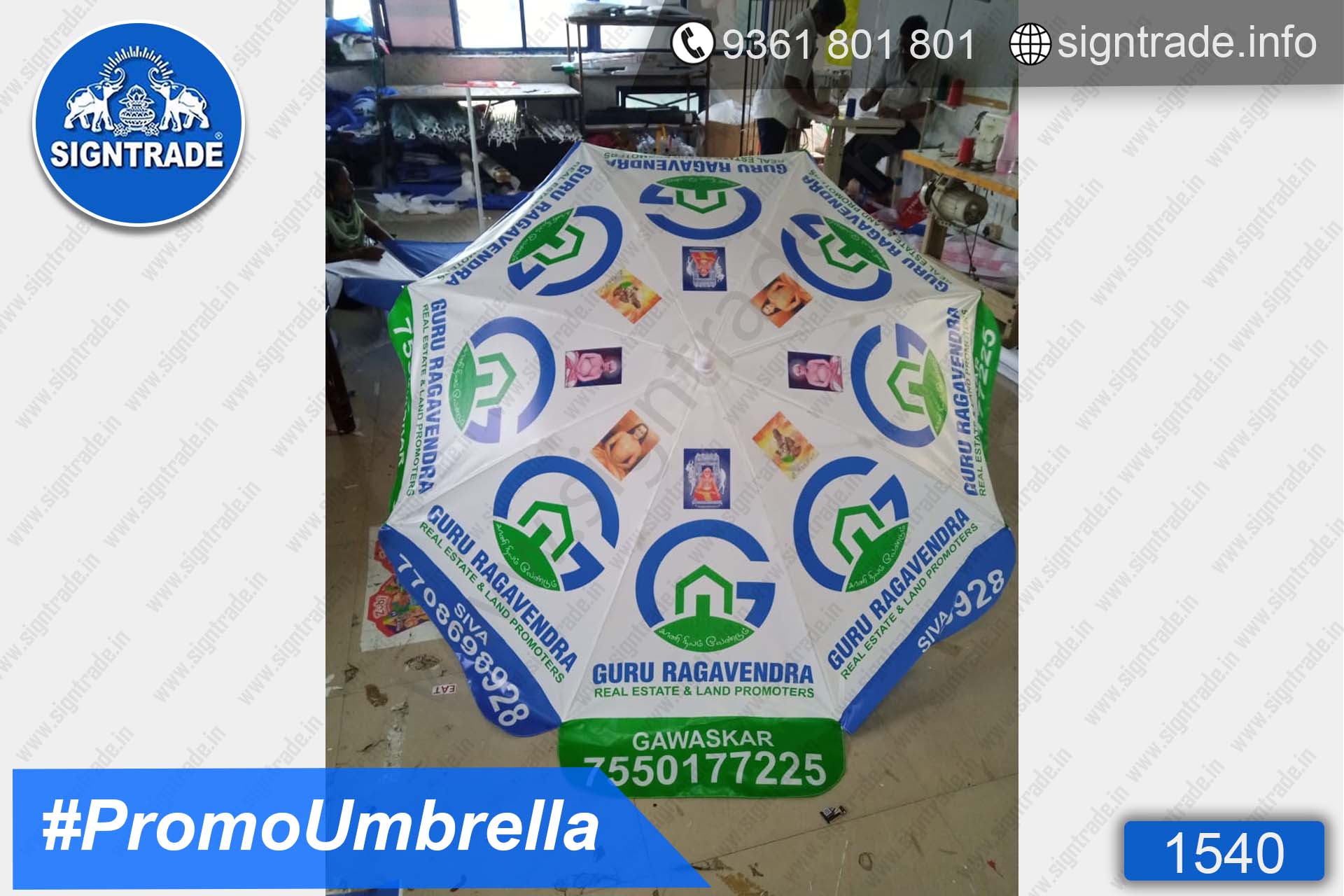 Guru Raghavendra Real Estate, Chennai - SIGNTRADE - Promotional Umbrella Manufactures in Chennai