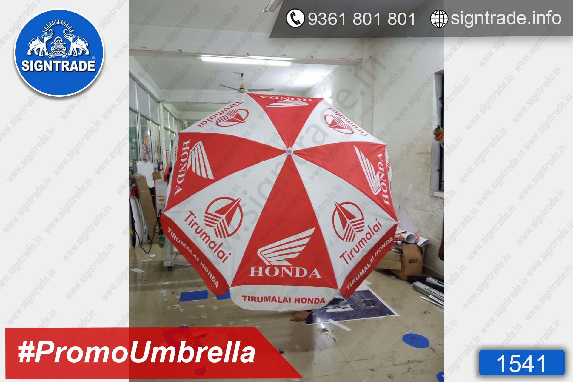 Thirumalai Honda - SIGNTRADE - Promotional Umbrella Manufactures in Chennai