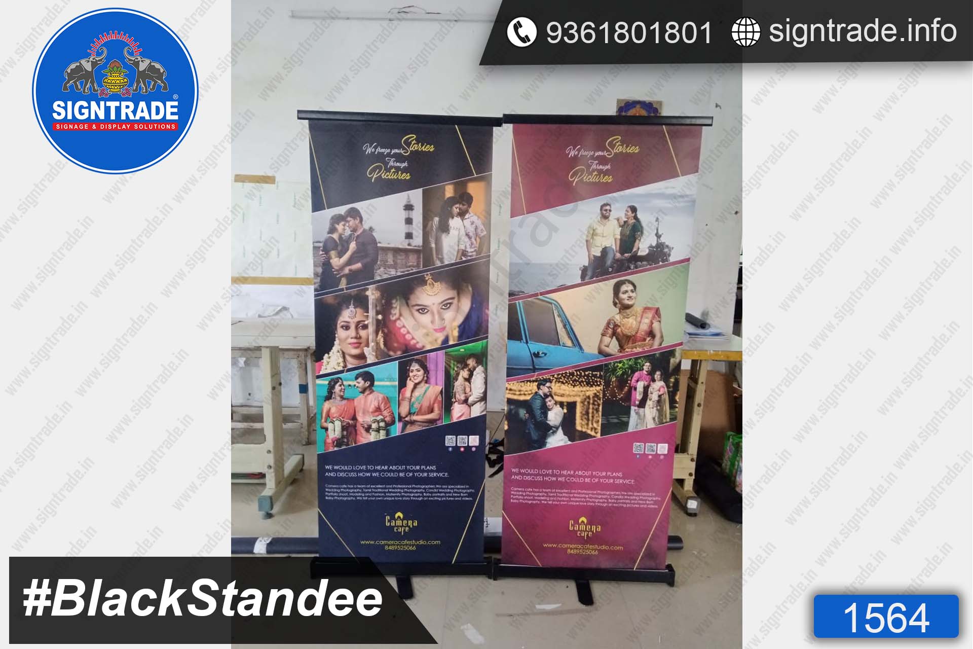 Camera Cafe Studio - SIGNTRADE - Roll Up Banner Stand Manufacturers in Chennai