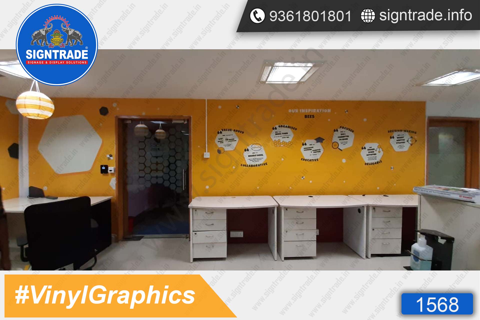 Beez labs, Chennai - SIGNTRADE - Wall Graphics, Vinyl Graphics, Vinyl Printing Service in Chennai