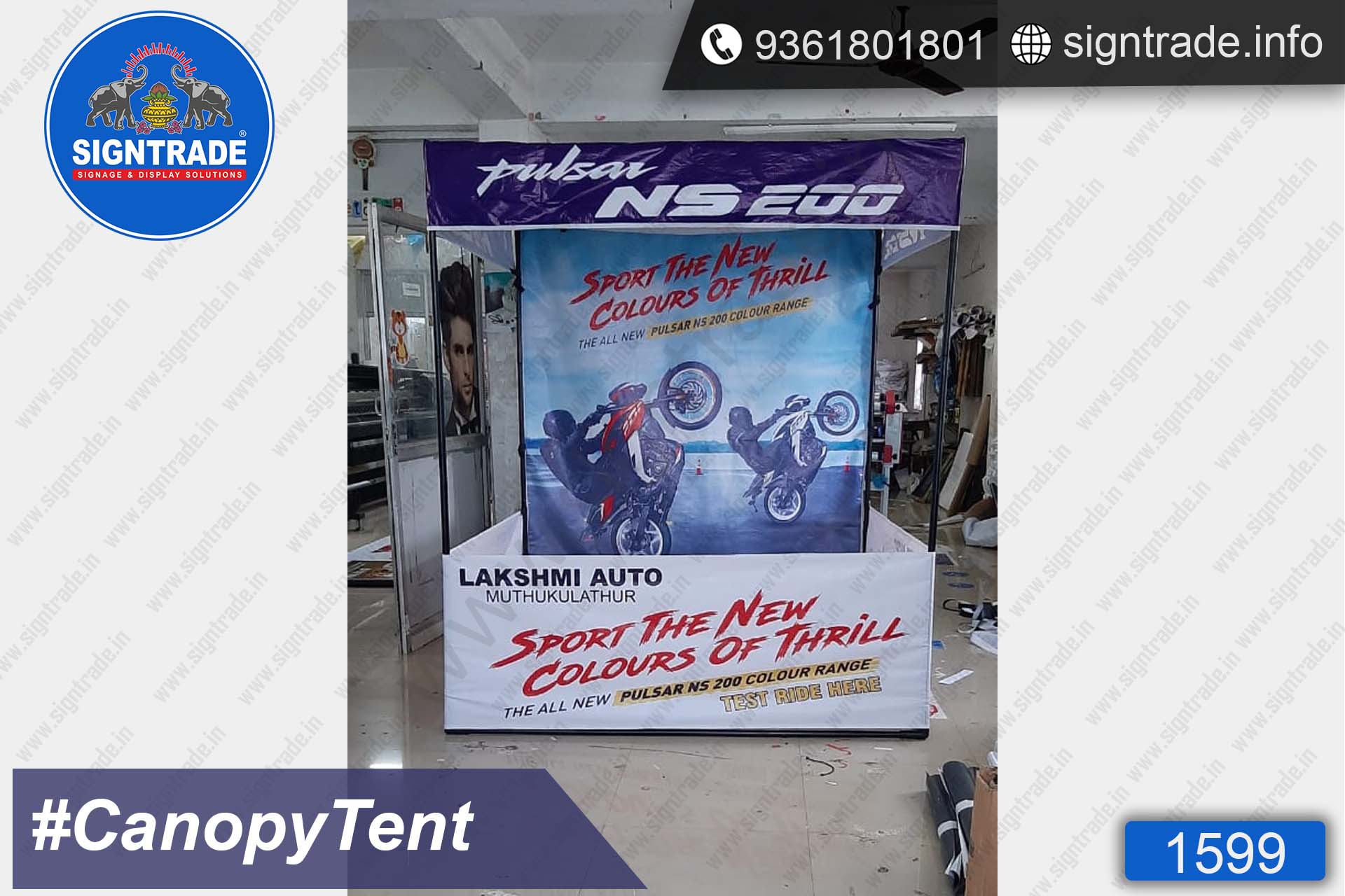 Lakshmi Auto - SIGNTRADE - Canopy Tent Manufactures in Chennai